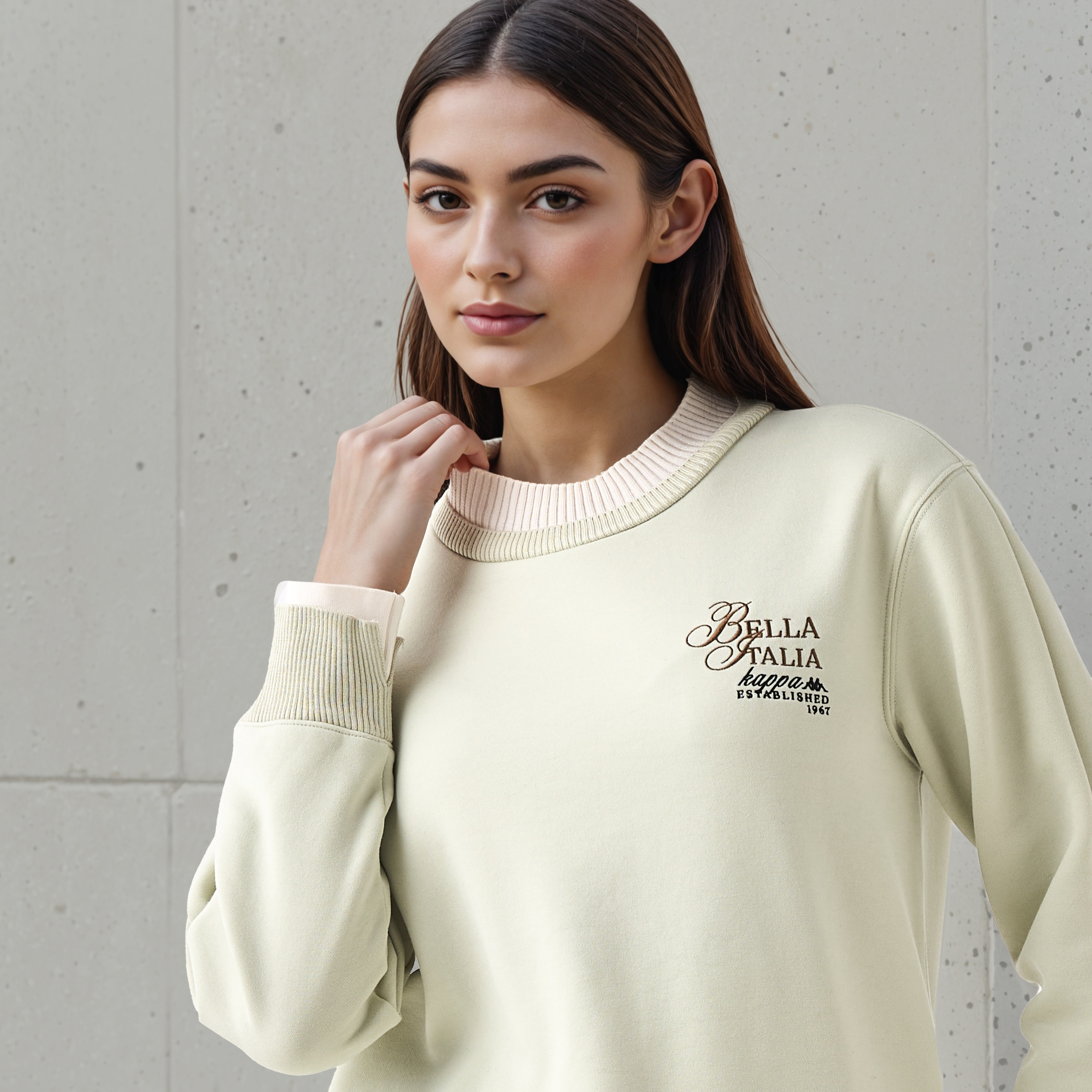 Kappa Women's Double Rib Sweatshirt-women-clothing-sportswearandactivewear-hoodiesandsweatshirts-image-5