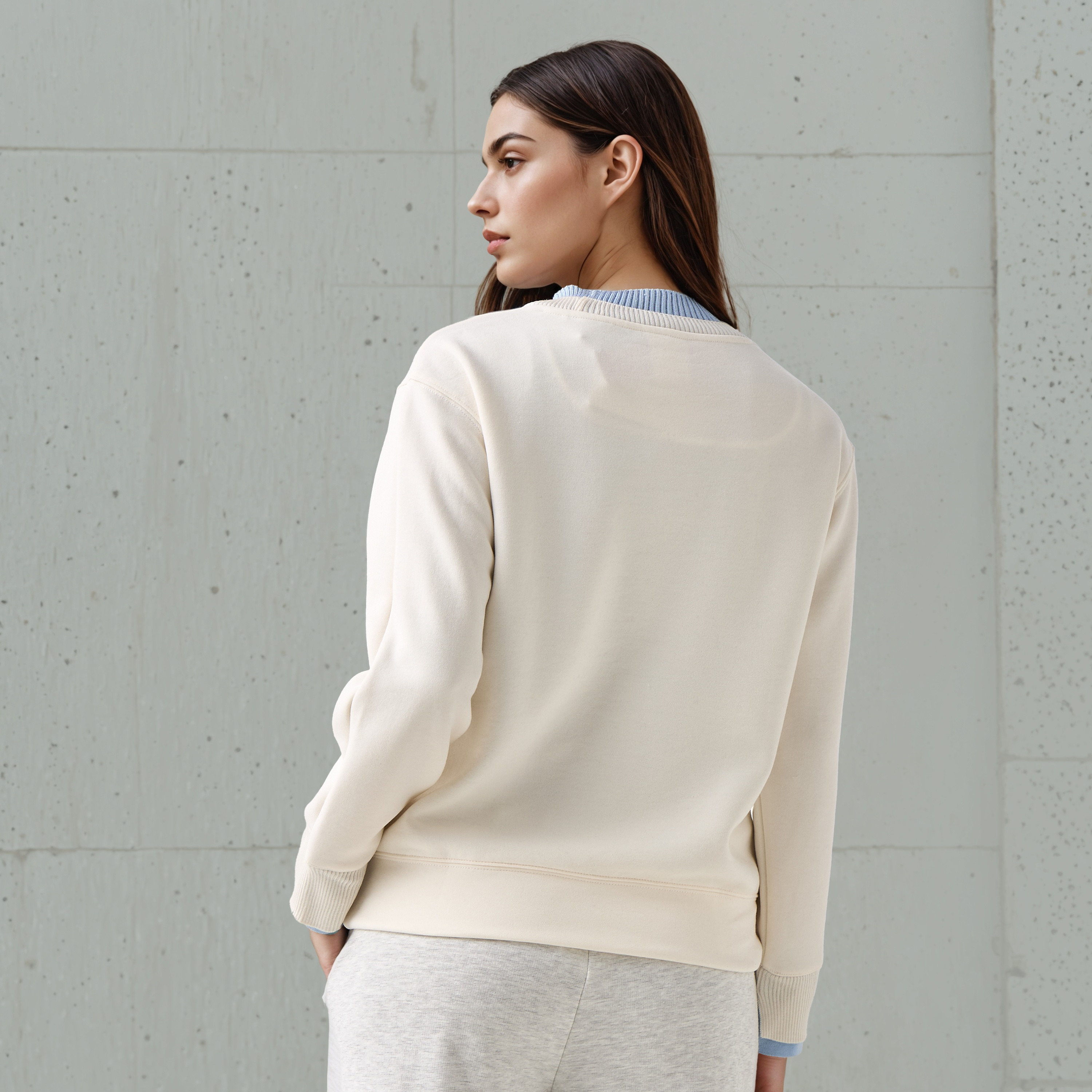 Kappa Women's Double Rib Sweatshirt-women-clothing-sportswearandactivewear-hoodiesandsweatshirts-image-4