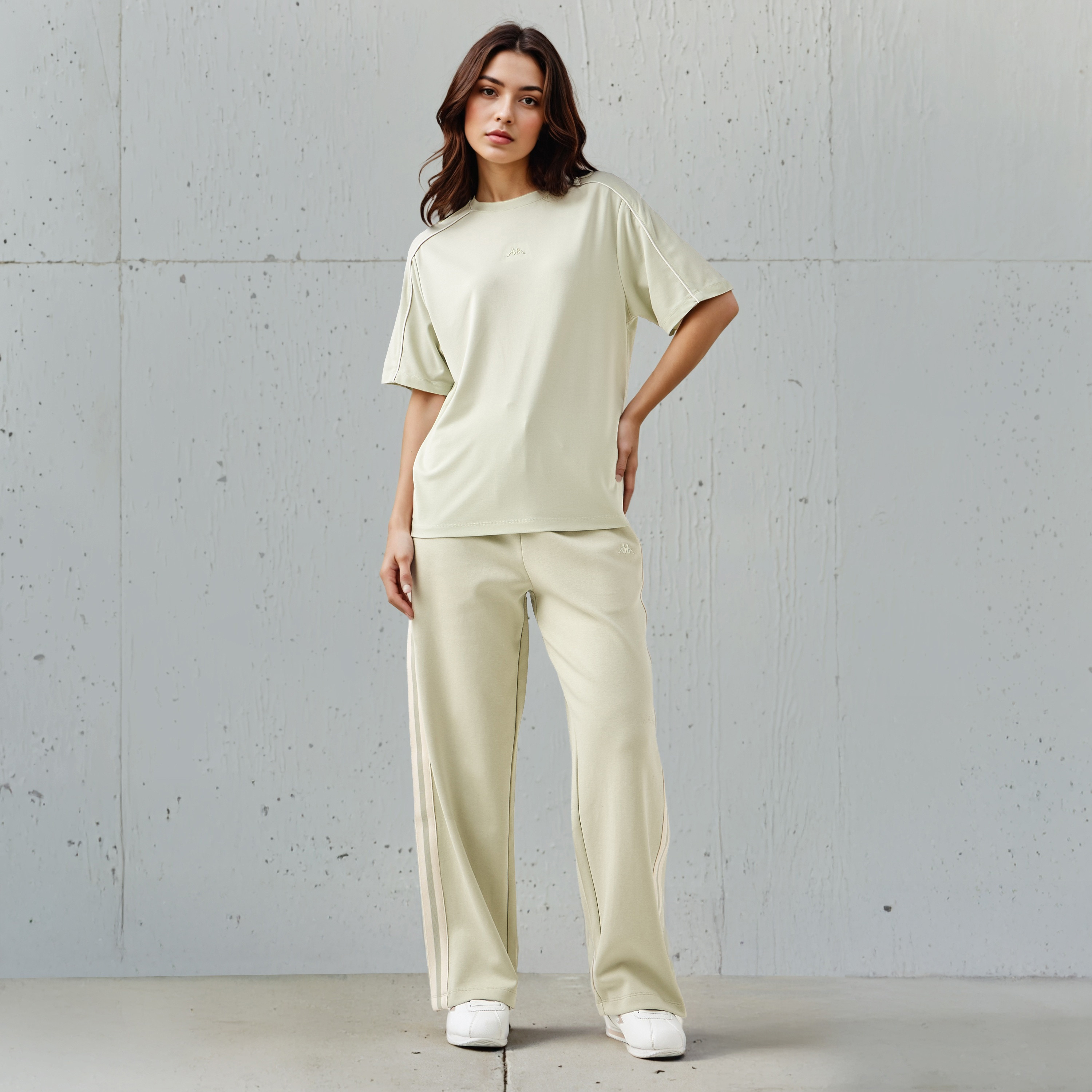 Kappa Women Track Pants with Tape Detail-women-clothing-bottoms-joggers-image-2