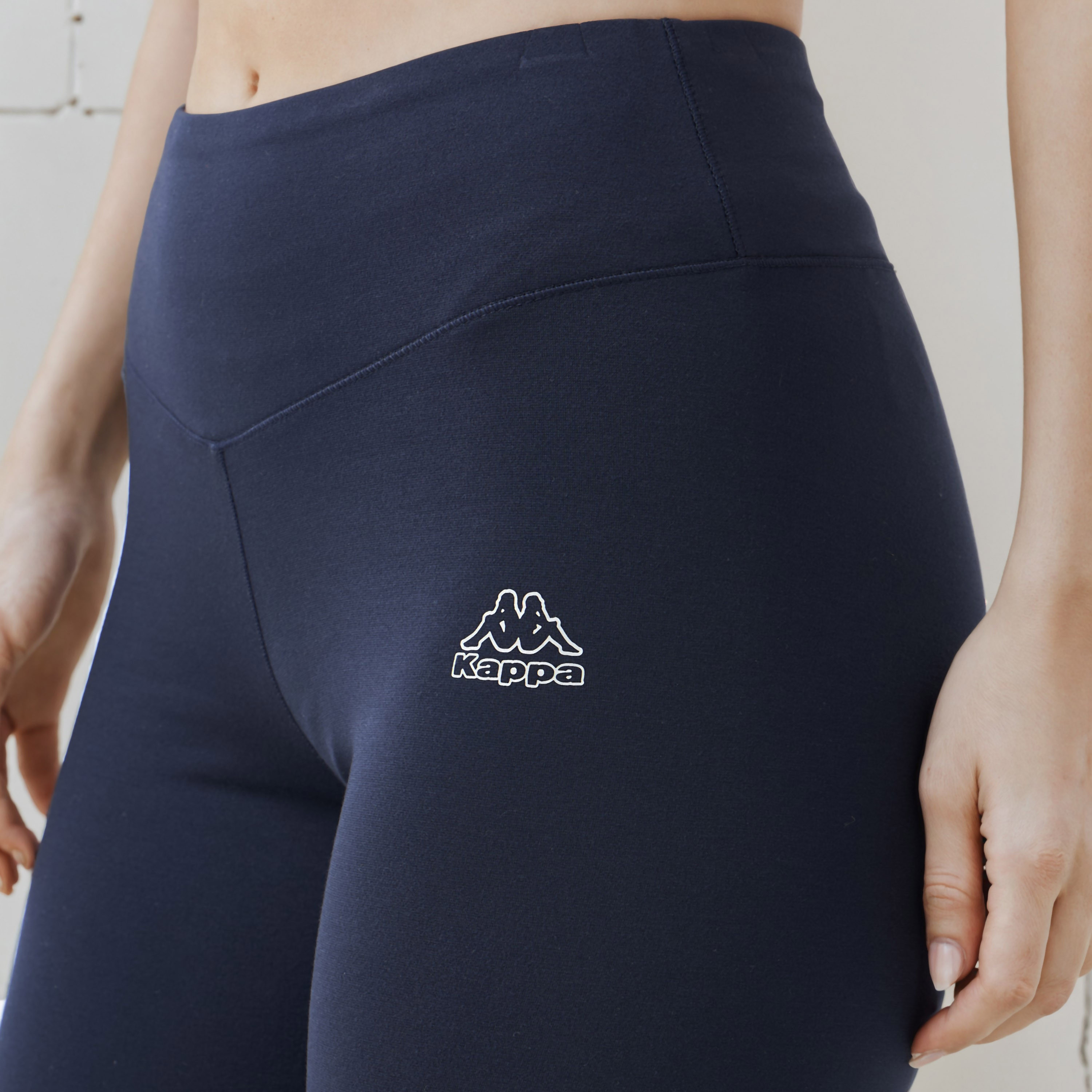 Kappa Skinny Fit Leggings with High Waist-women-clothing-sportswearandactivewear-bottoms-leggings-image-4