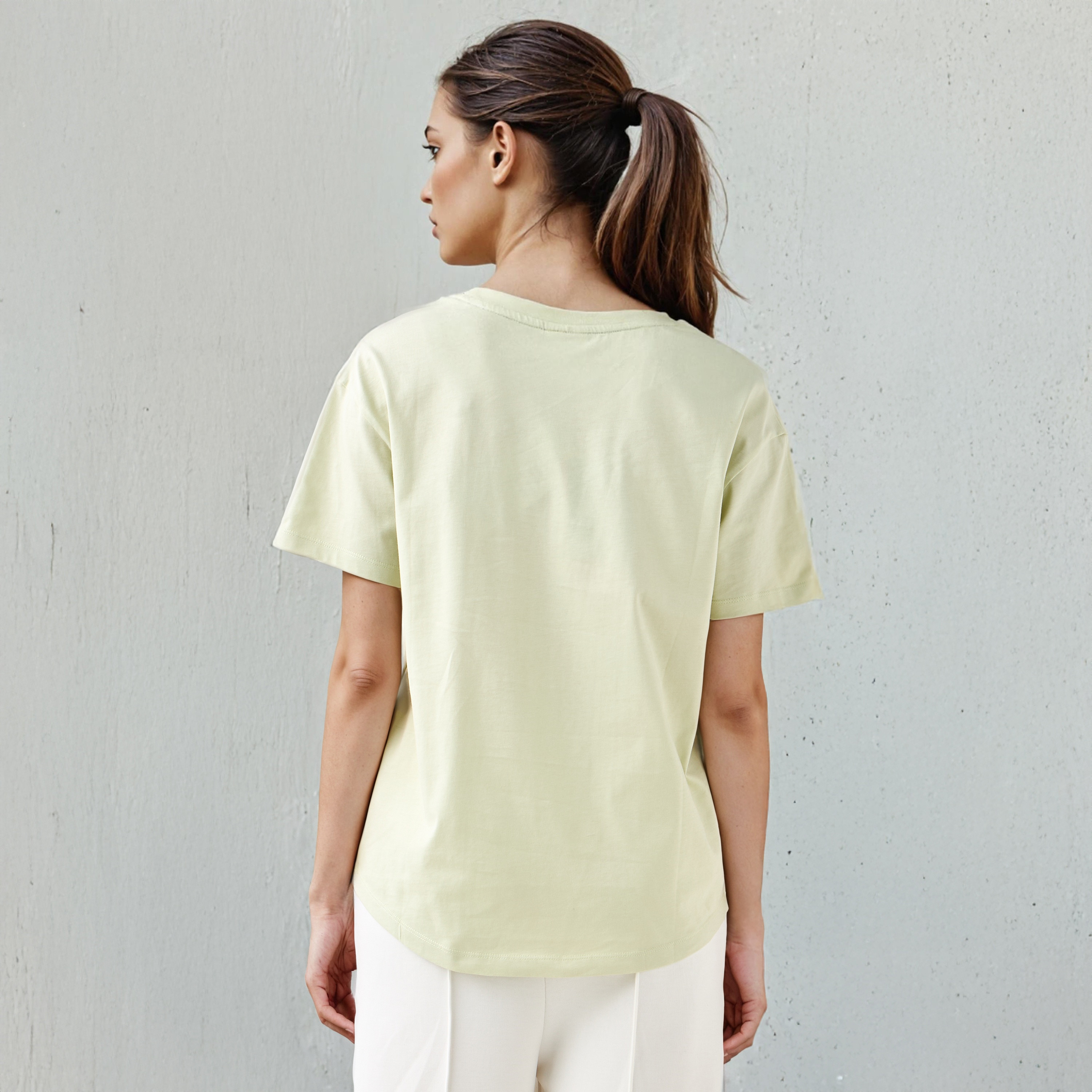 تيشيرت بقصة عادية من كابا-sports-women-clothing-tshirtsandvests-image-3
