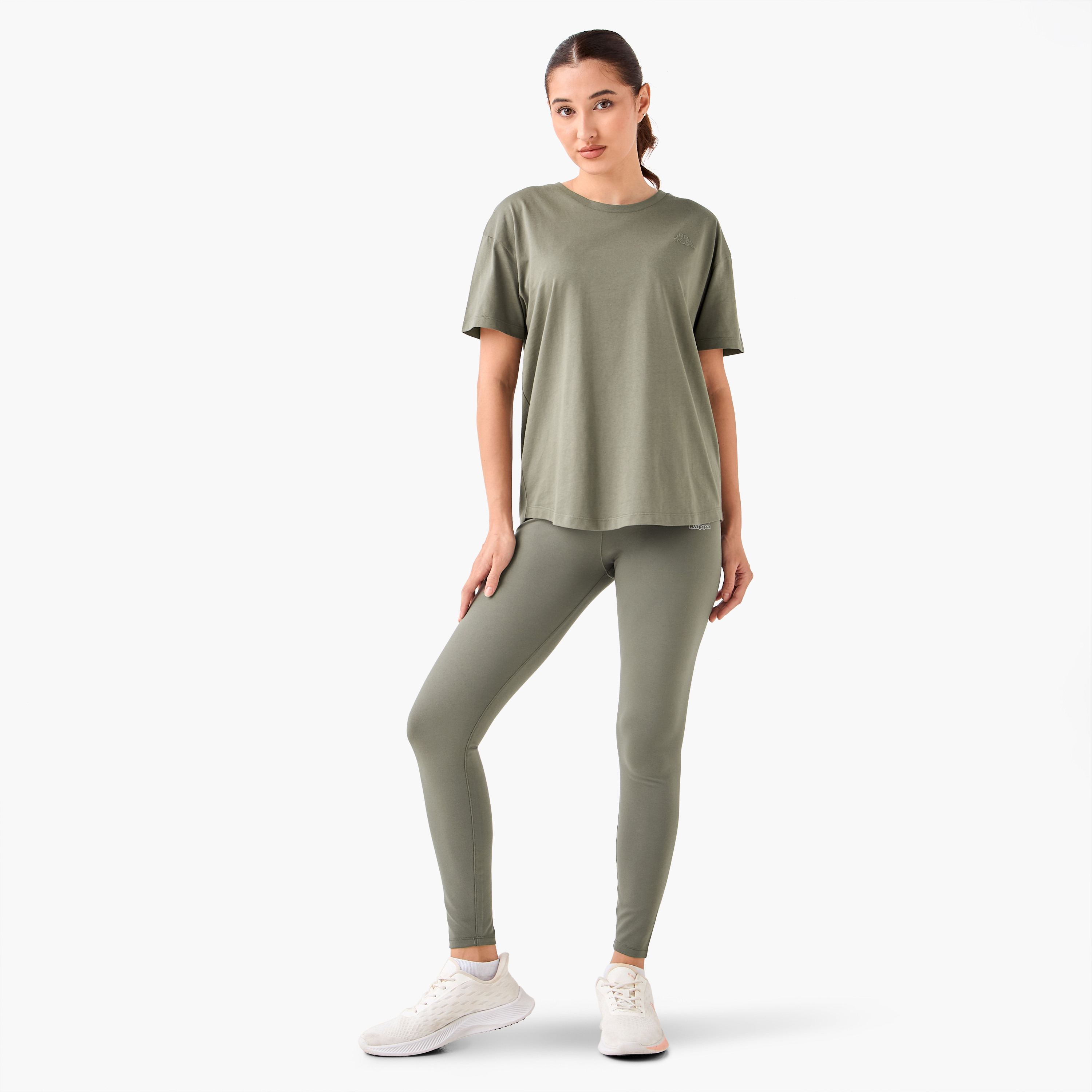 ليقنز سكيني بخصر مرتفع من كابا-sports-women-clothing-activewearleggings-image-2