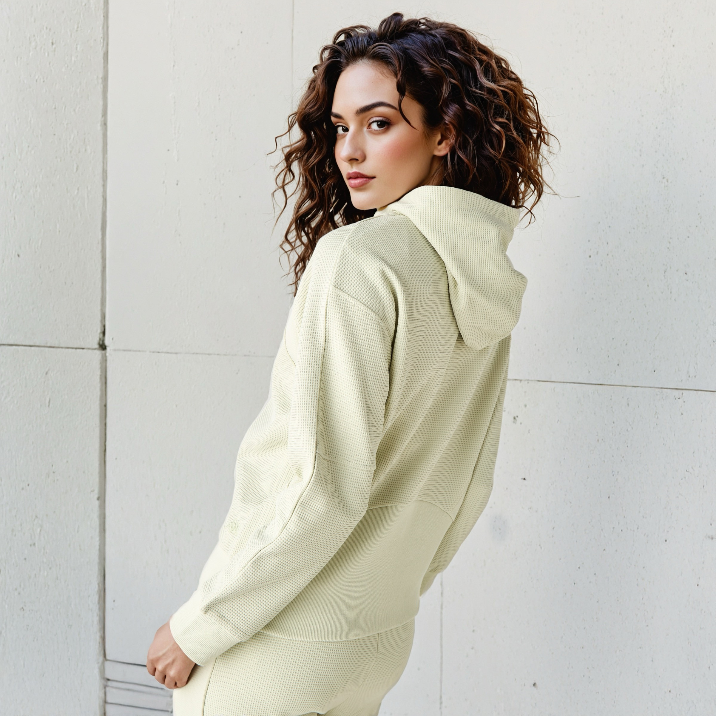 هودي وافل بارز الملمس للنساء من كابا-sports-women-clothing-hoodiesandsweatshirts-image-3