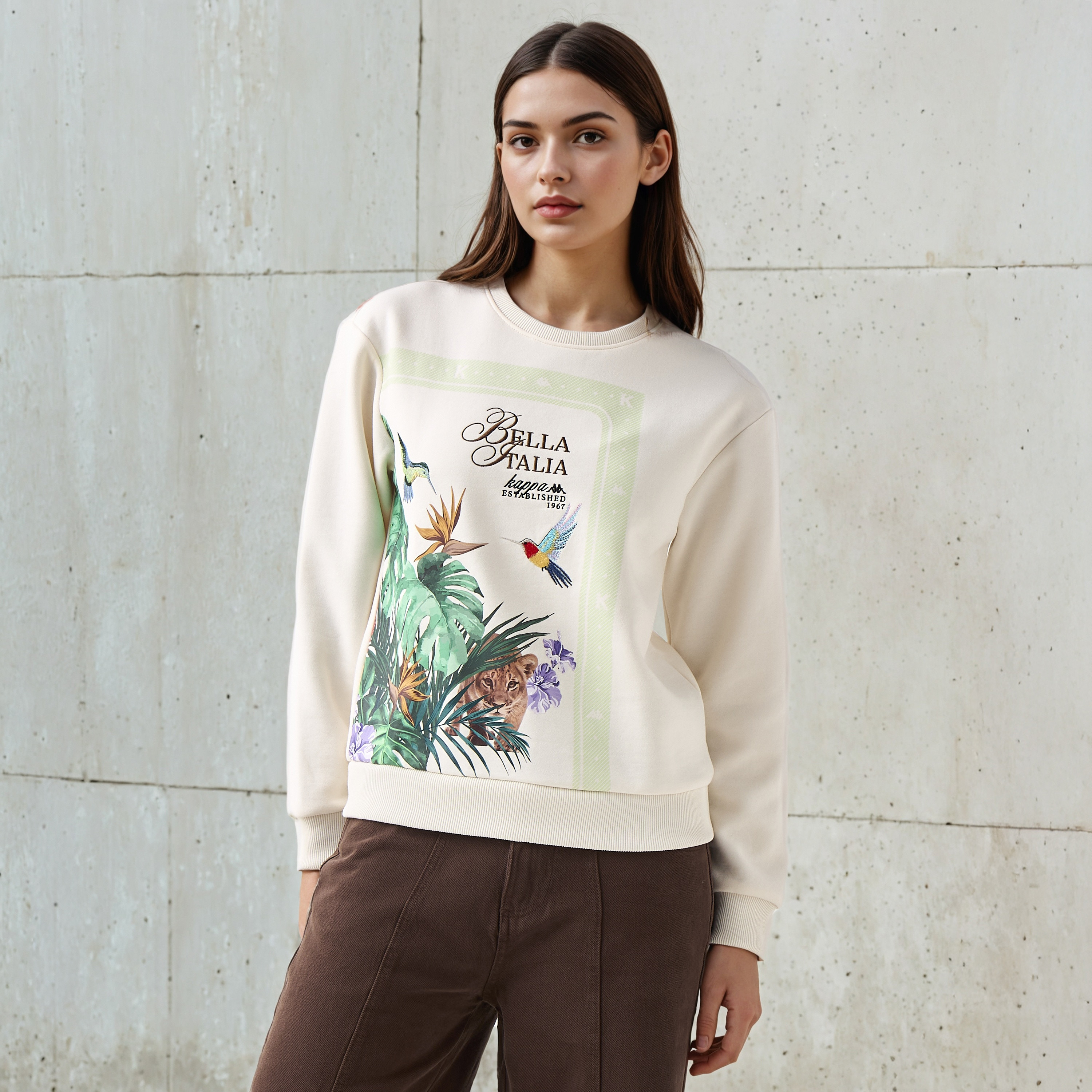 Kappa Women Tropical Print Sweatshirt-women-clothing-sportswearandactivewear-hoodiesandsweatshirts-image-1