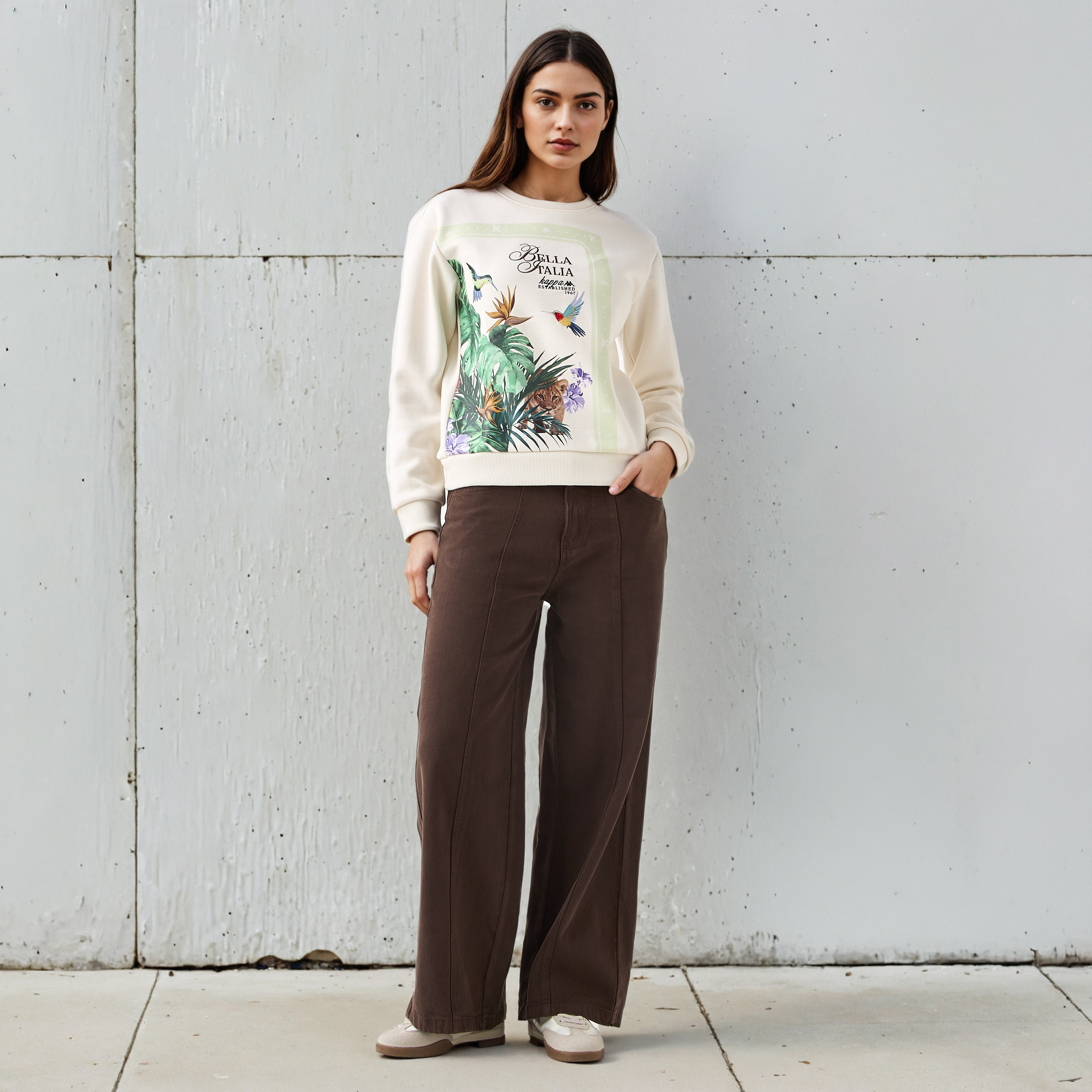 Kappa Women Tropical Print Sweatshirt-women-clothing-sportswearandactivewear-hoodiesandsweatshirts-image-2