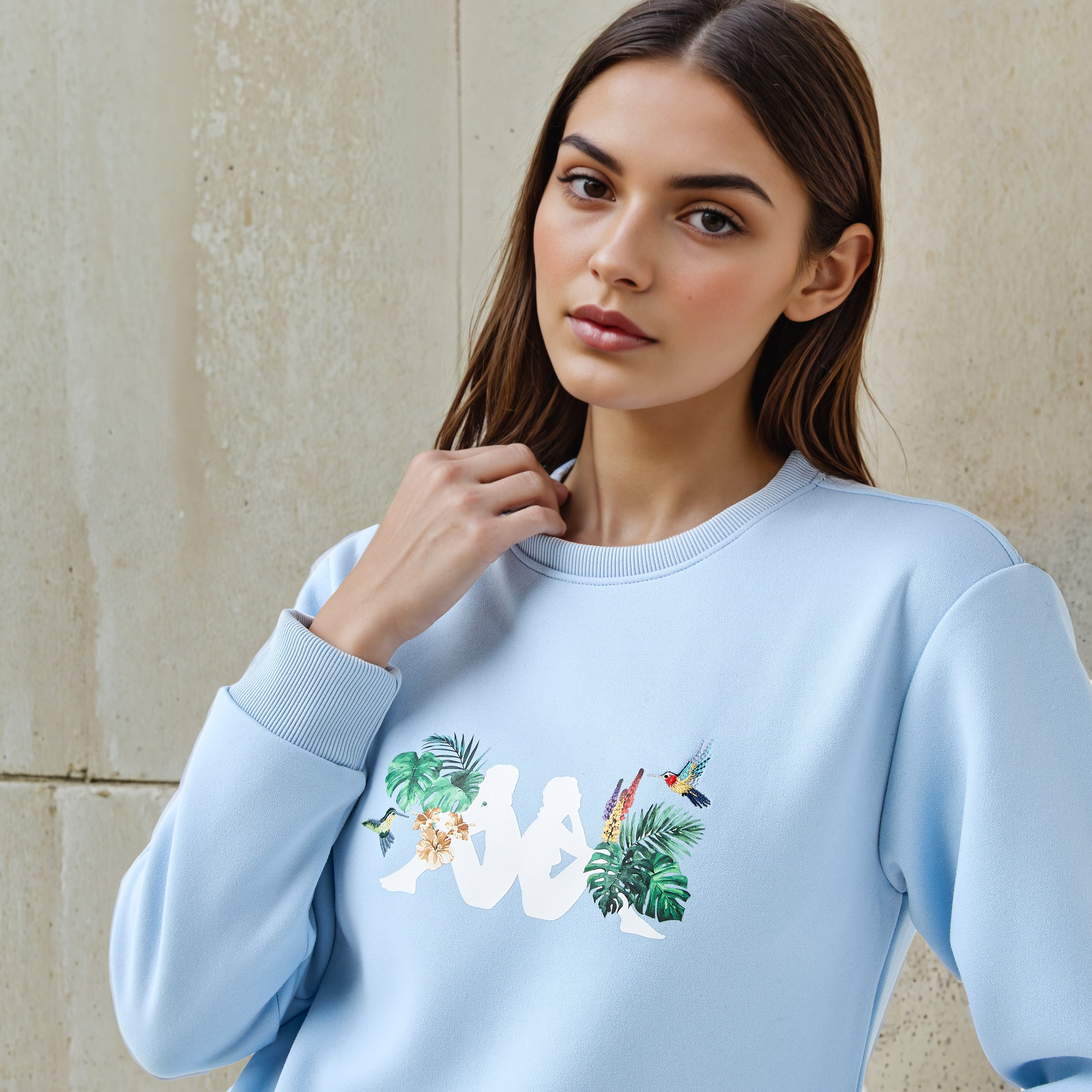 سويت شيرت بطبعات استوائية للنساء من كابا-women-clothing-hoodiesandsweatshirts-sweatshirts-image-5