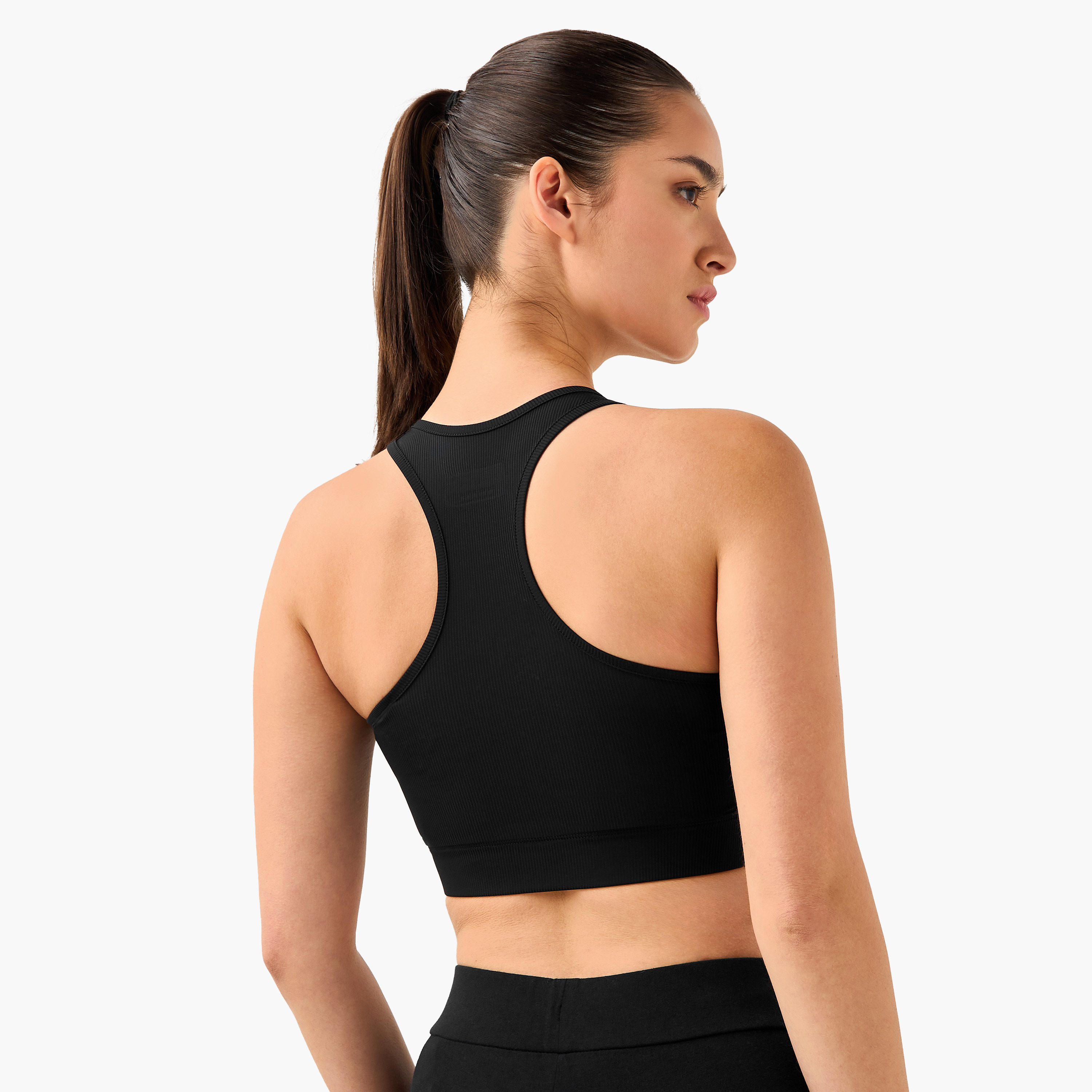 Kappa Women Zip Closure Racerback Sports Bra-women-clothing-sportswearandactivewear-sportsbras-image-4