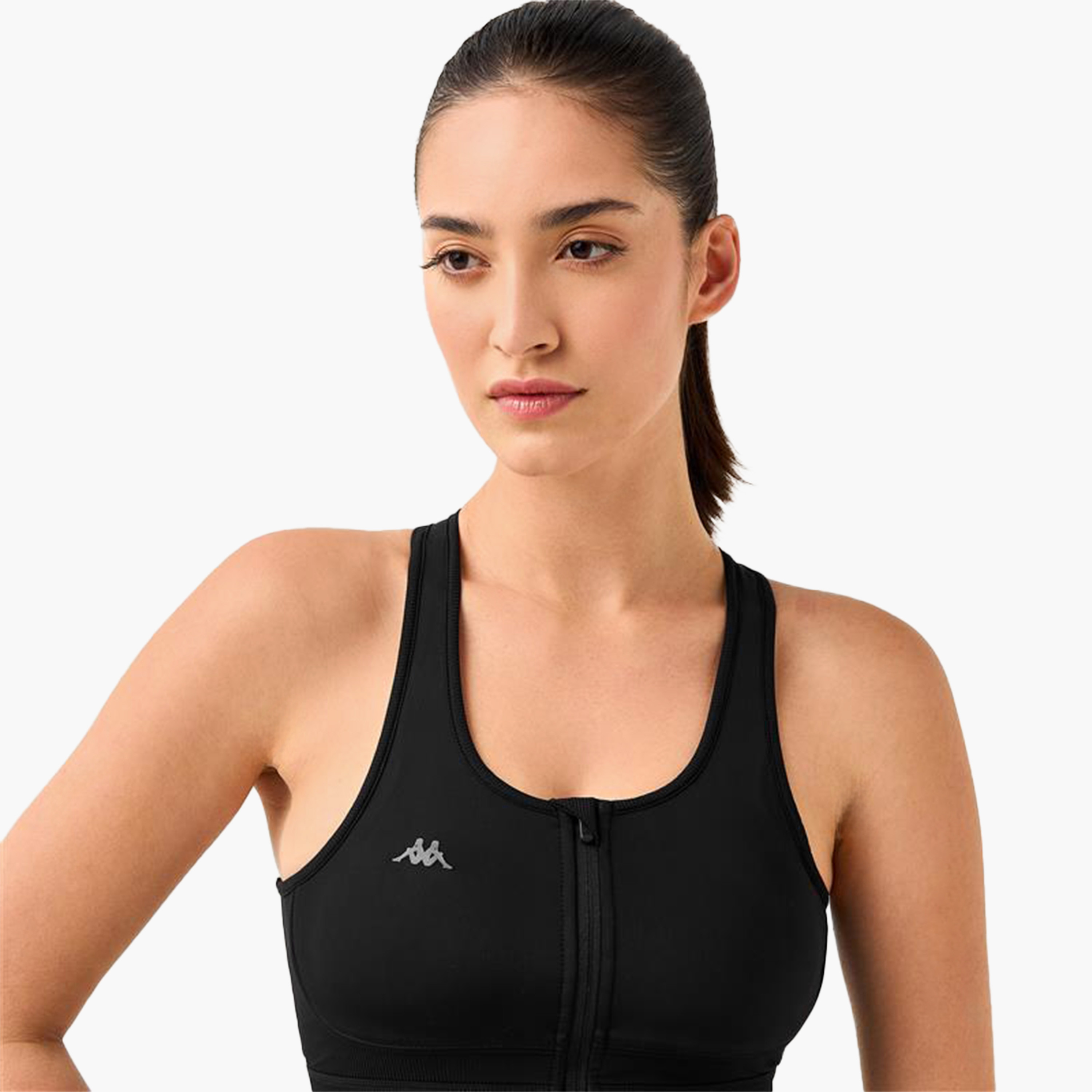 Kappa Women Zip Closure Racerback Sports Bra-women-clothing-sportswearandactivewear-sportsbras-image-5