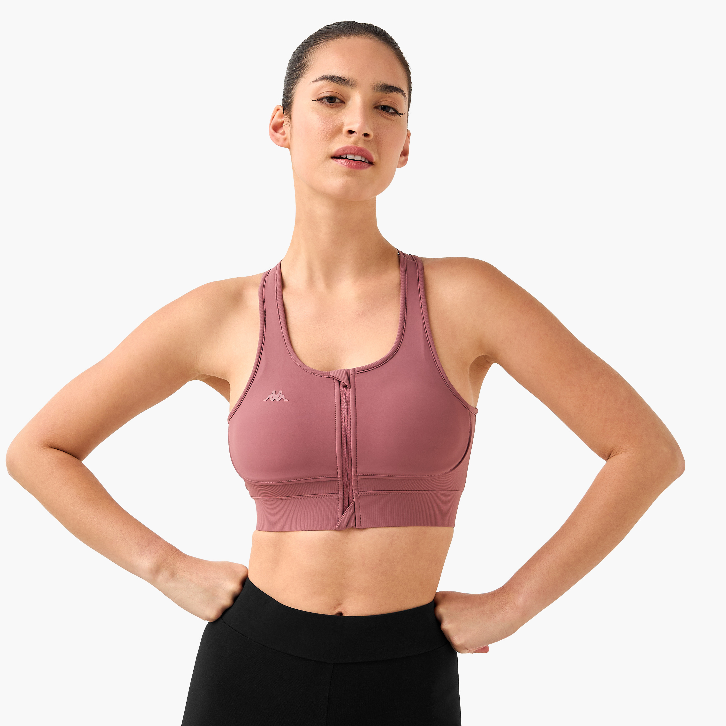 حمالة صدر رياضية بسحاب إغلاق للنساء من كابا-women-clothing-sportswearandactivewear-sportsbras-image-1