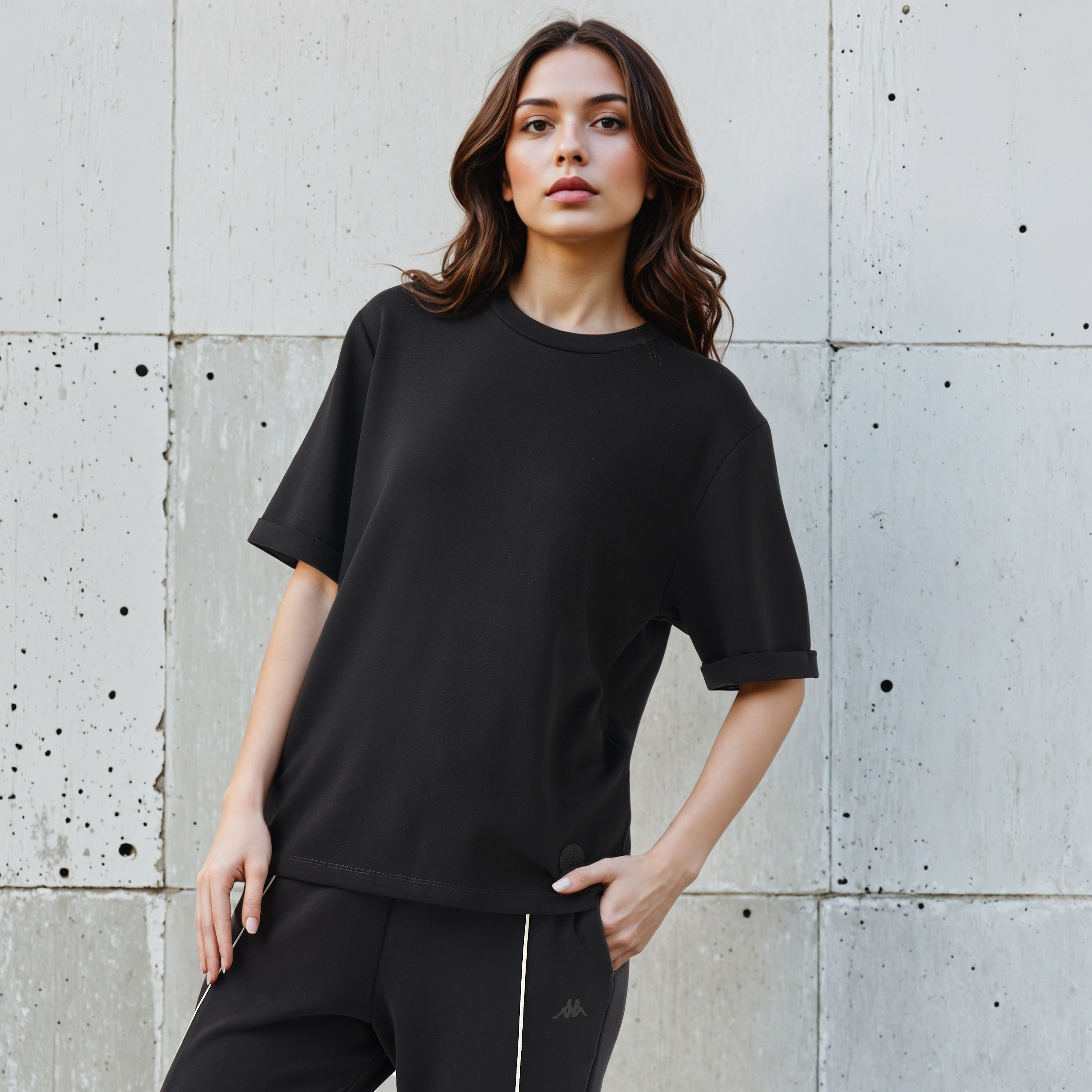 Kappa T-shirt Relaxed Fit with Tropical Print Cotton-women-clothing-tshirts-image-4