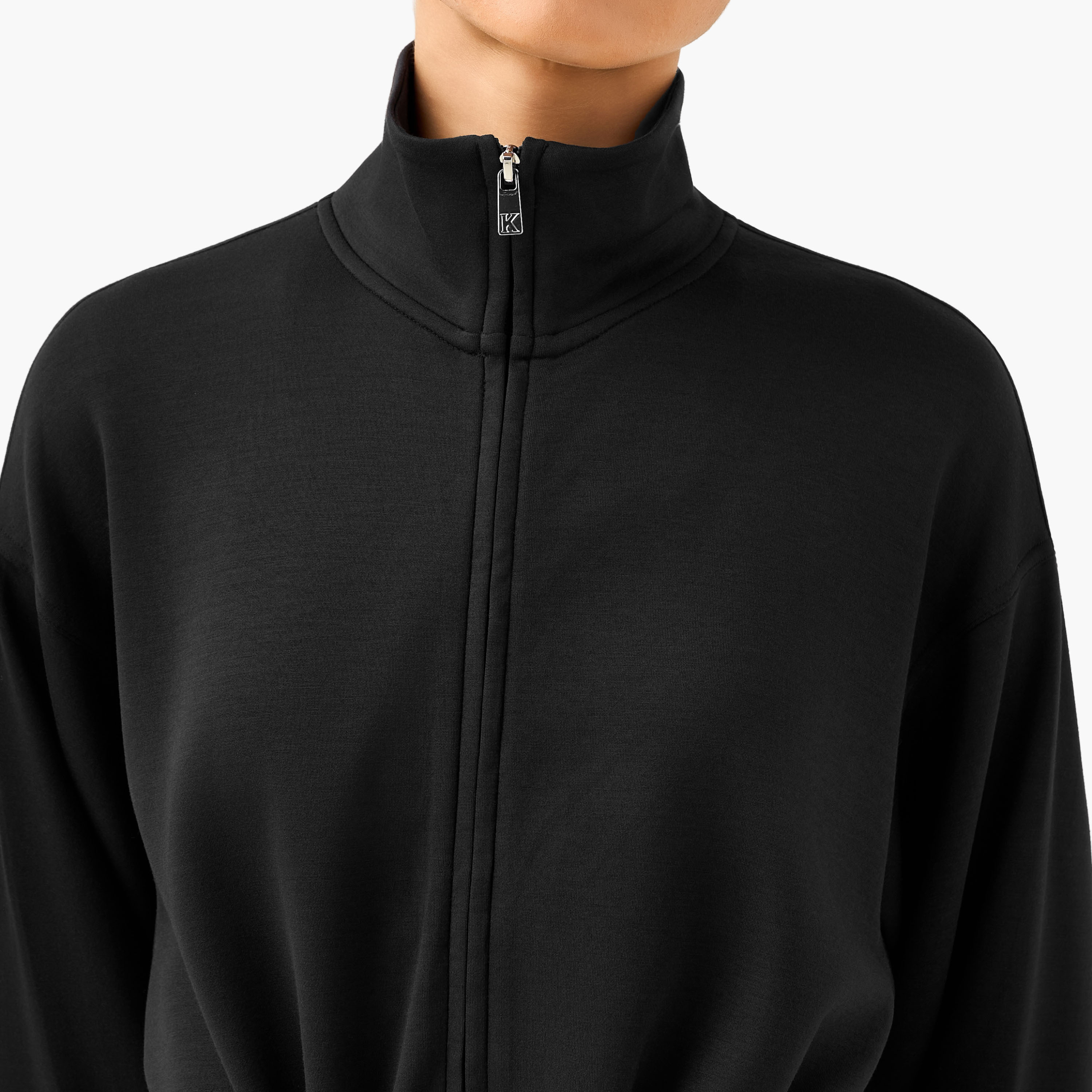 Kappa Women Soft Touch Drawstring Waist Longline Jacket-women-clothing-sportswearandactivewear-coatsandjackets-jackets-image-5