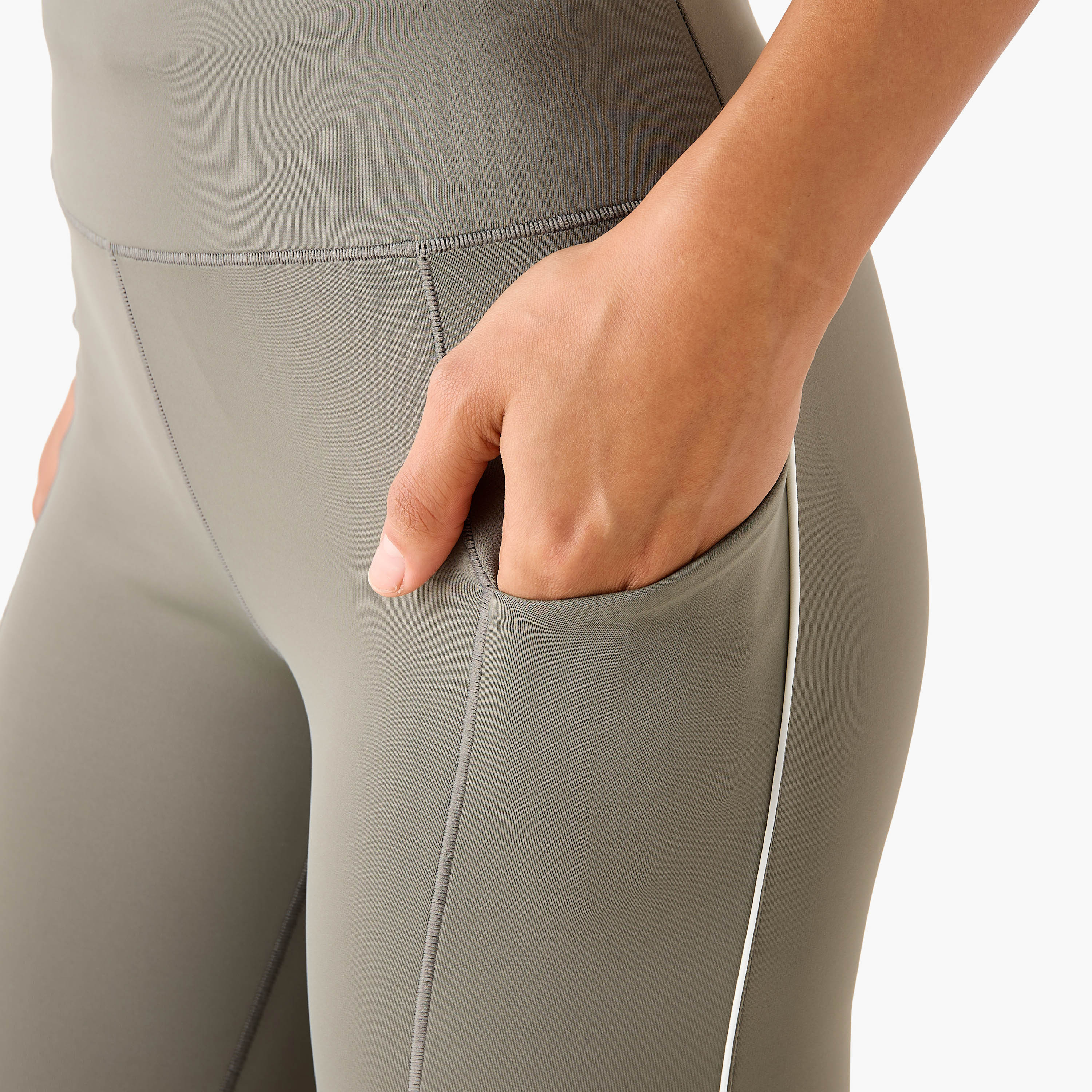 Kappa Women Cell Phone Pocket and 2 Way Stretch Leggings-women-clothing-bottoms-leggings-image-3