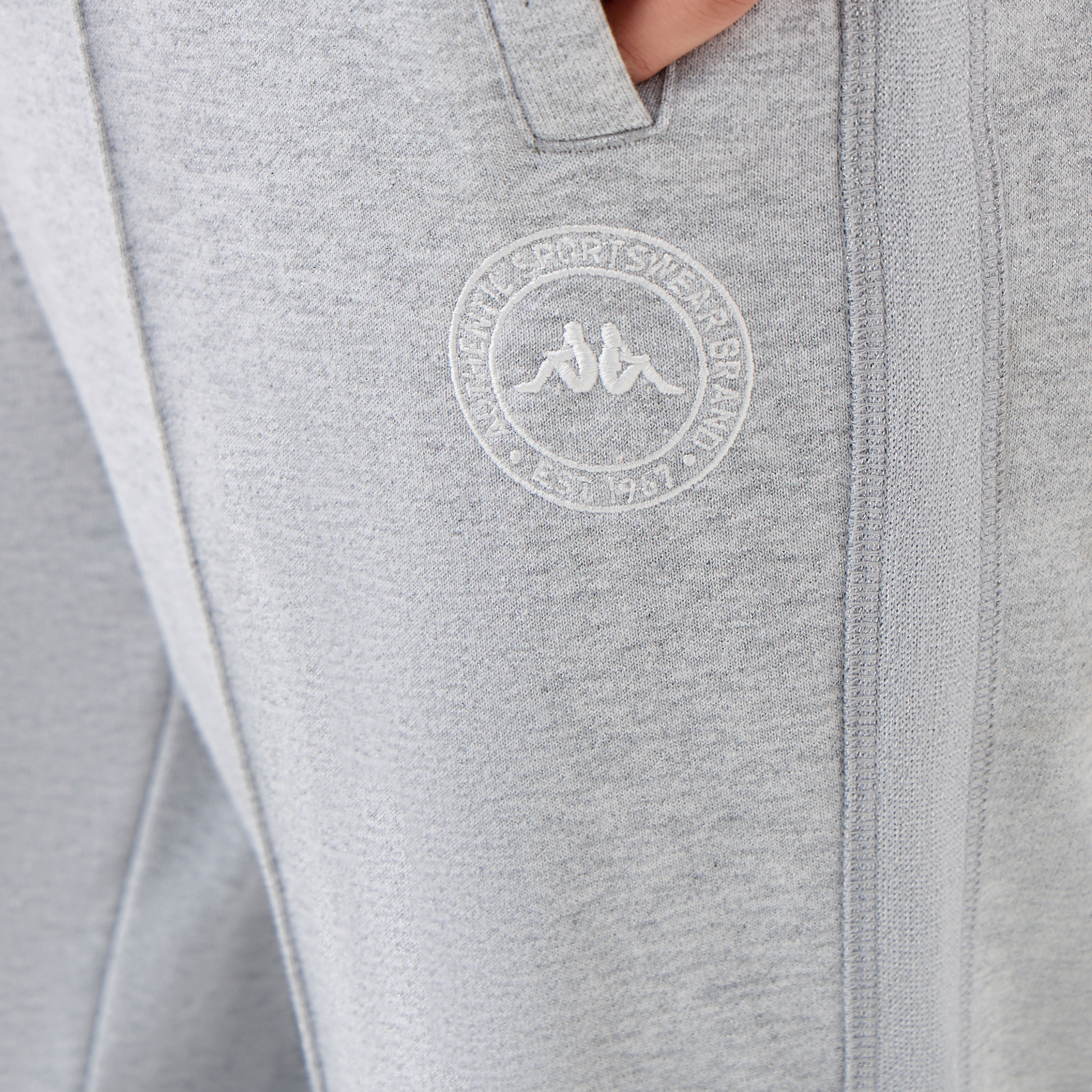 Kappa Logo Embroidered Regular Fit Track Pants-women-clothing-bottoms-joggers-image-5