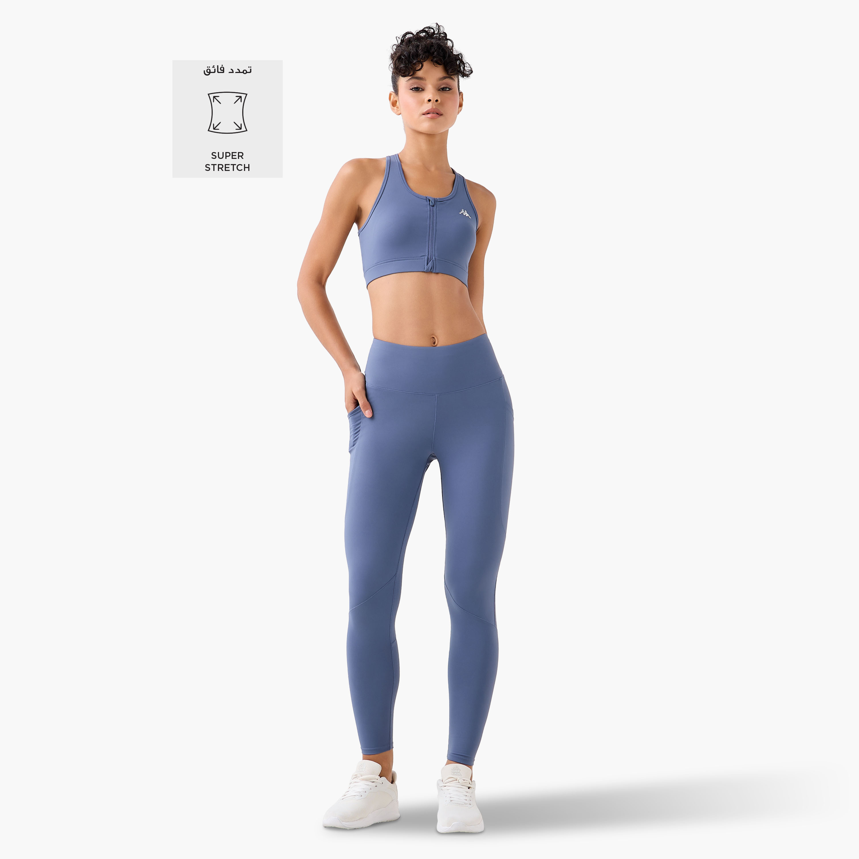 Kappa Women 2 Way Stretch Sports Bra-sports-women-clothing-sportsbras-image-2