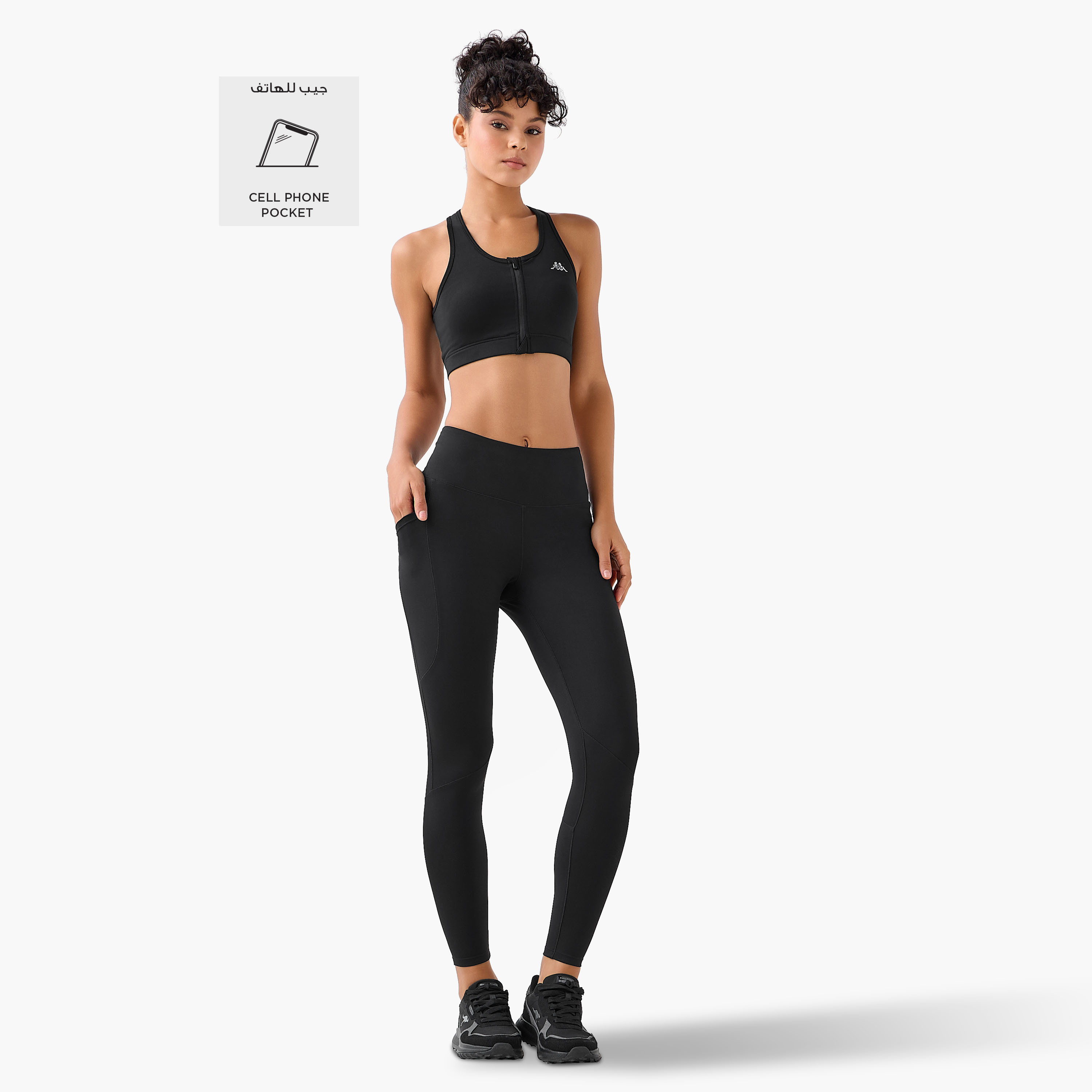 Kappa Women Side Pocket Leggings-women-clothing-bottoms-leggings-image-2