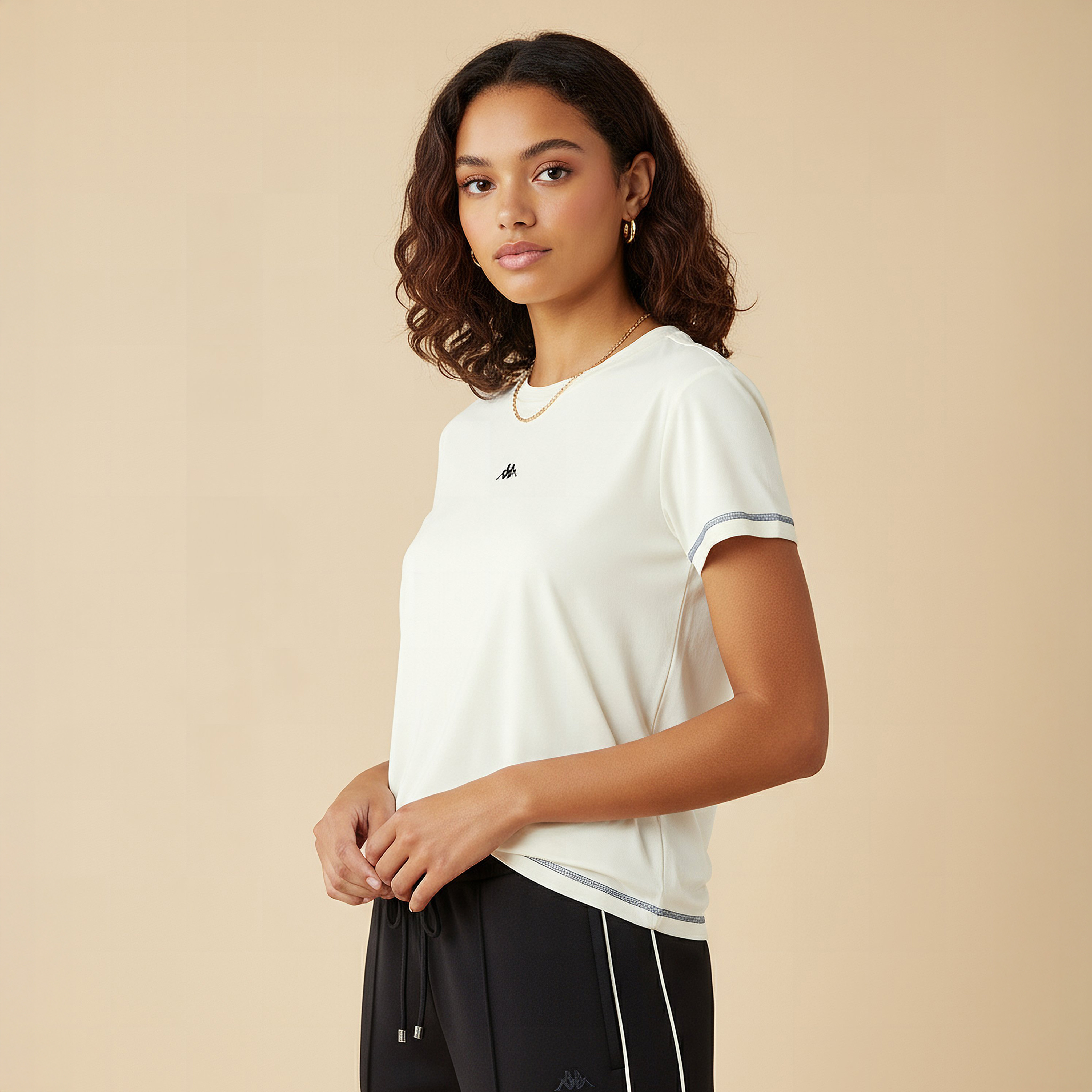 Kappa Women Soft Touch Stretchable T-shirt-women-clothing-tshirts-image-1