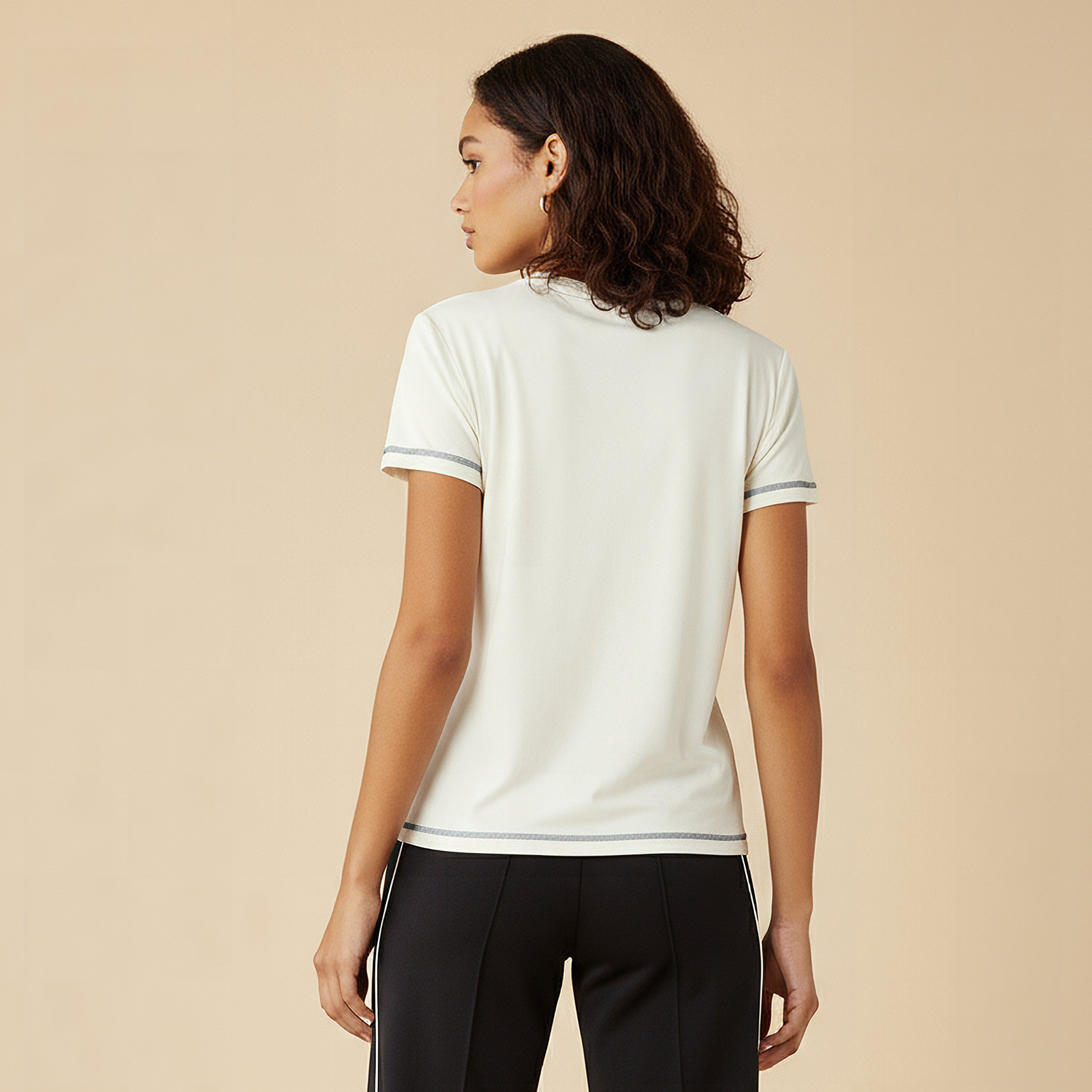 Kappa Women Soft Touch Stretchable T-shirt-women-clothing-tshirts-image-3