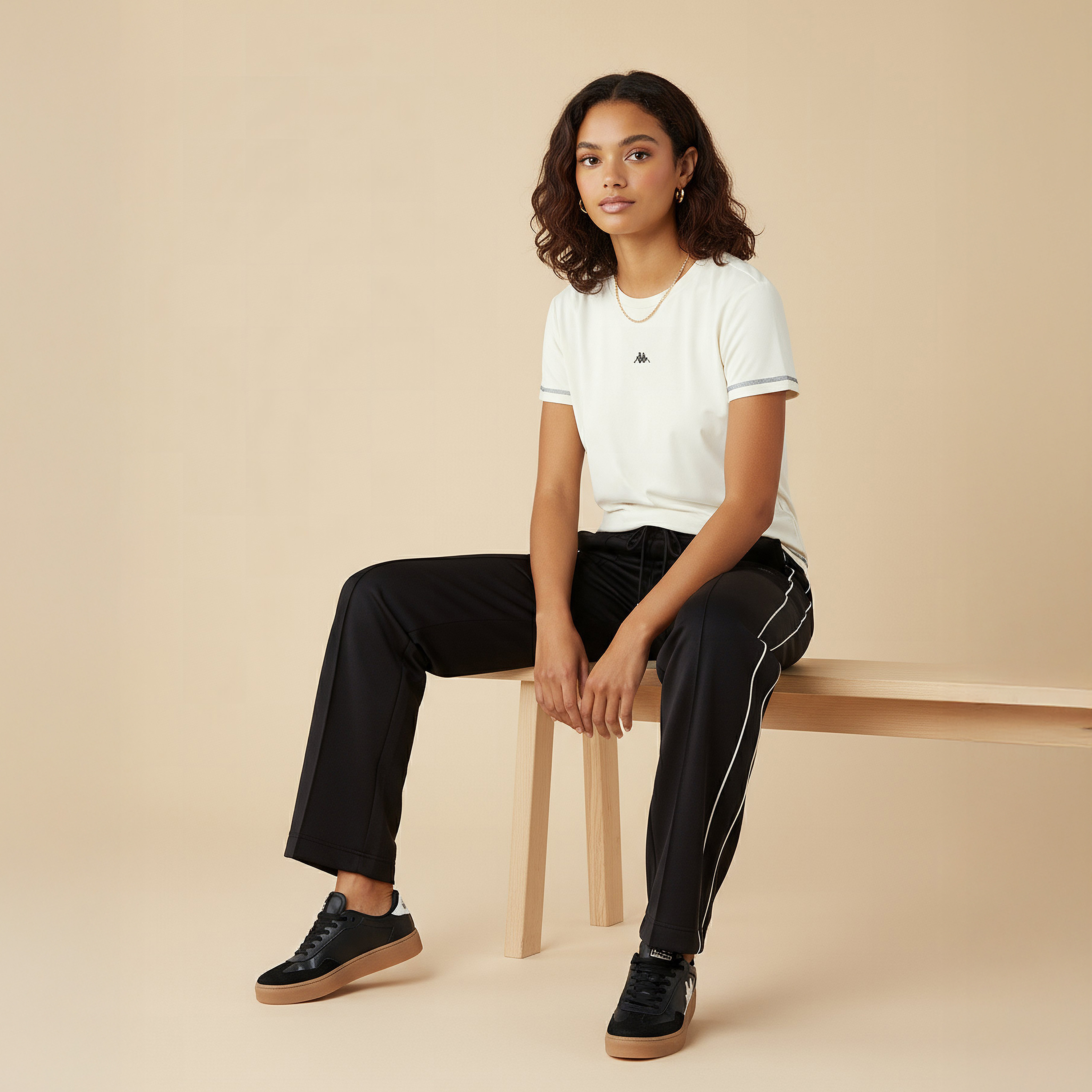 Kappa Women Soft Touch Stretchable T-shirt-women-clothing-tshirts-image-5