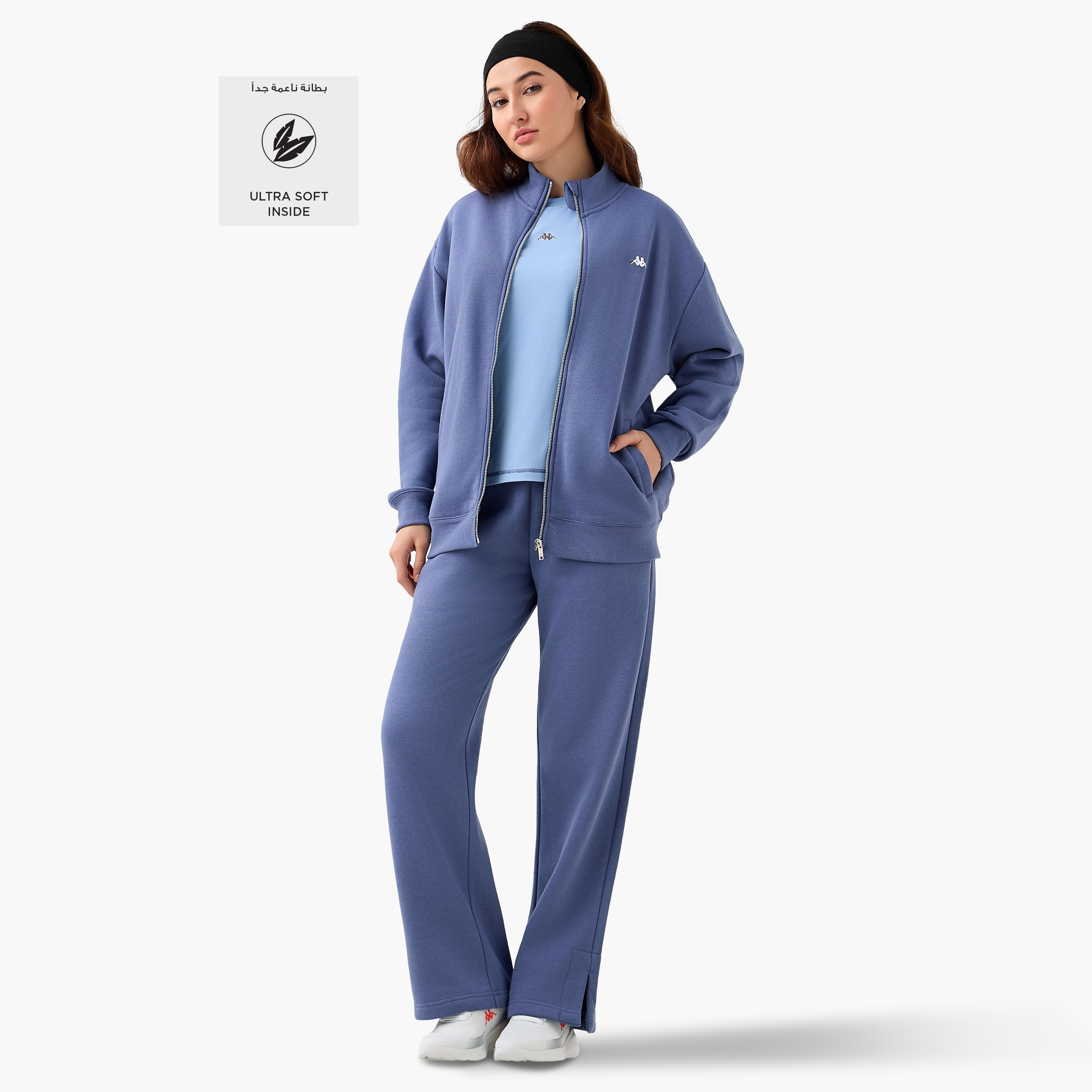 جاكيت بسحاب إغلاق للنساء من كابا-women-clothing-coordsets-image-4