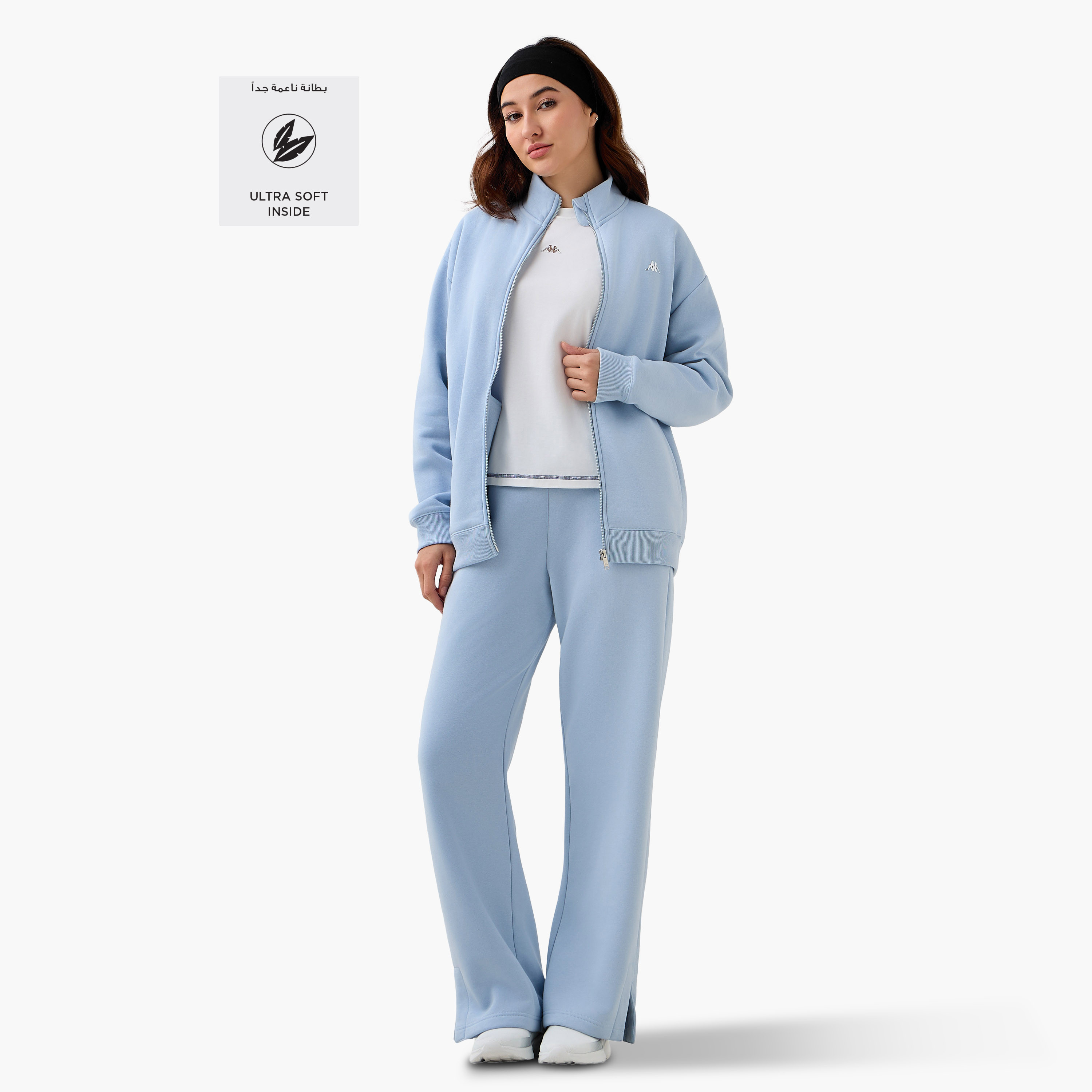 جاكيت بسحاب إغلاق للنساء من كابا-women-clothing-coordsets-image-4
