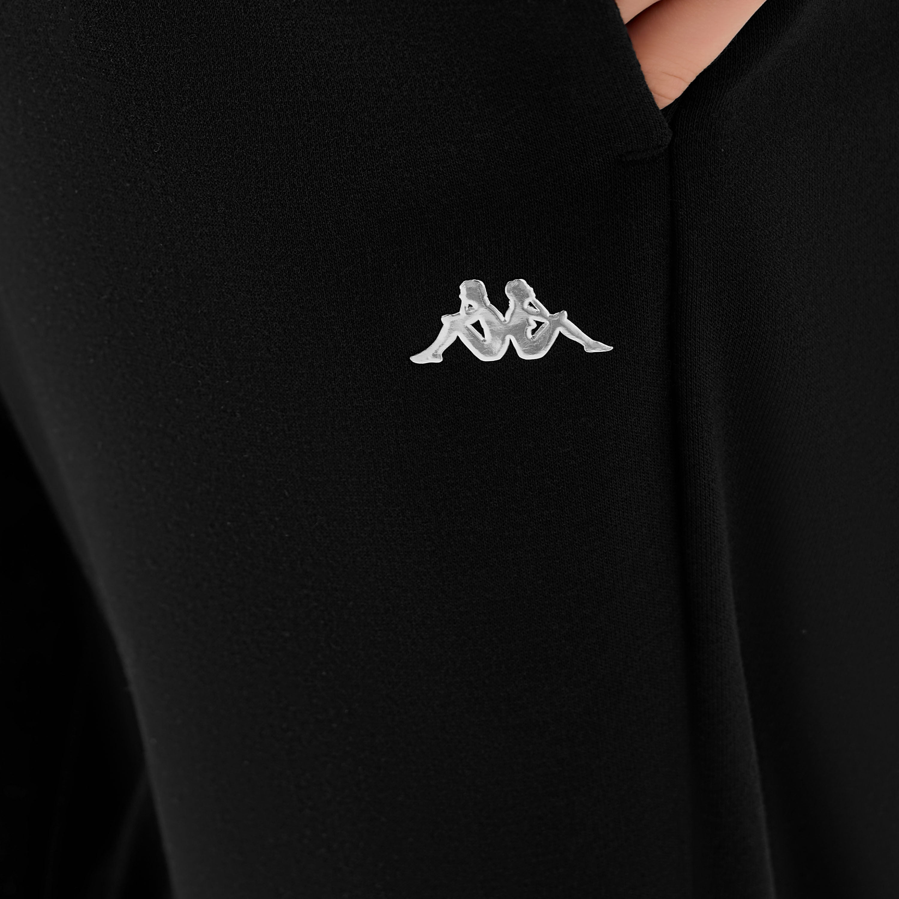 Kappa Slit Accent Flared Track Pants with Pockets-women-clothing-bottoms-joggers-image-5