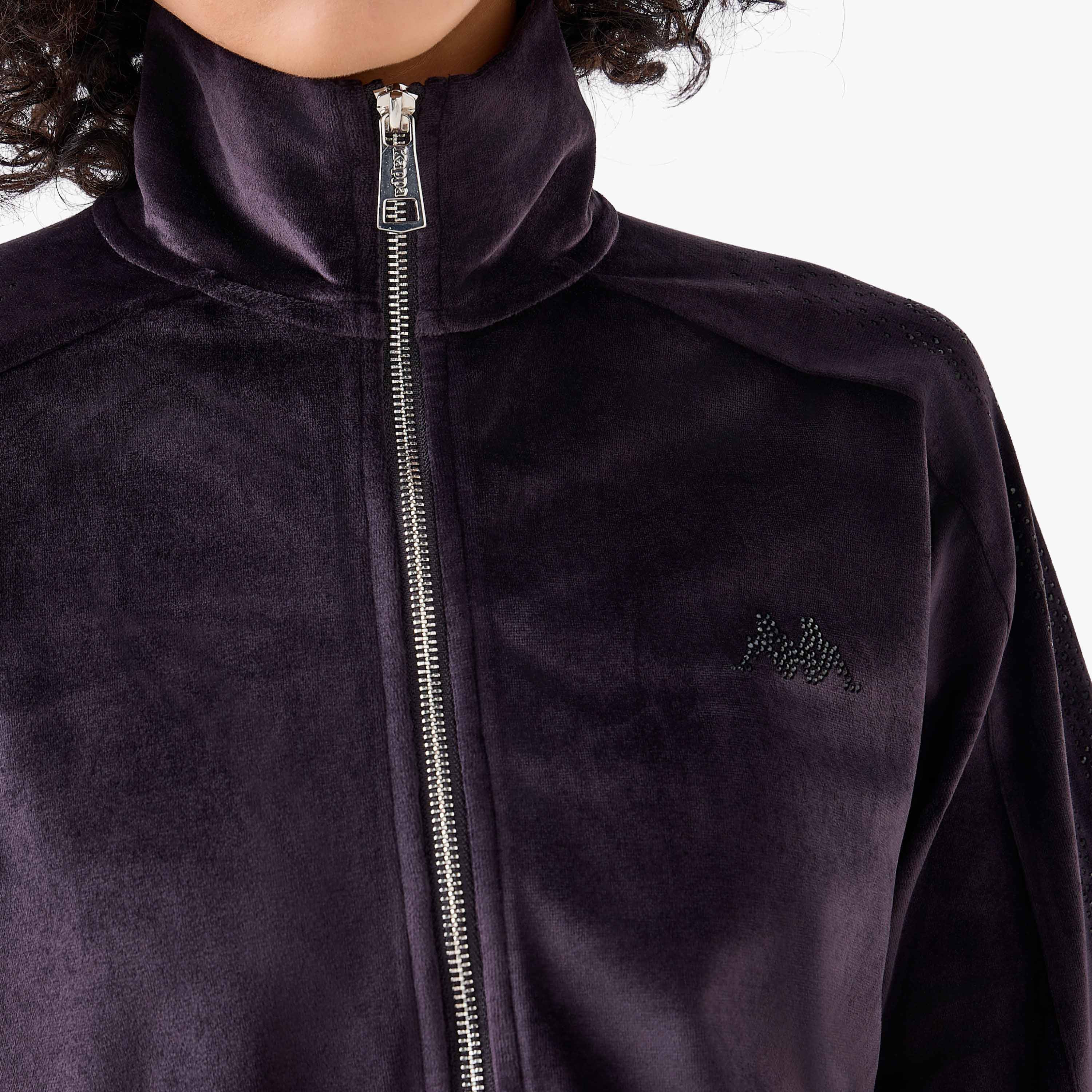 Kappa Women Velour Embellished Jacket-women-clothing-coordsets-image-4