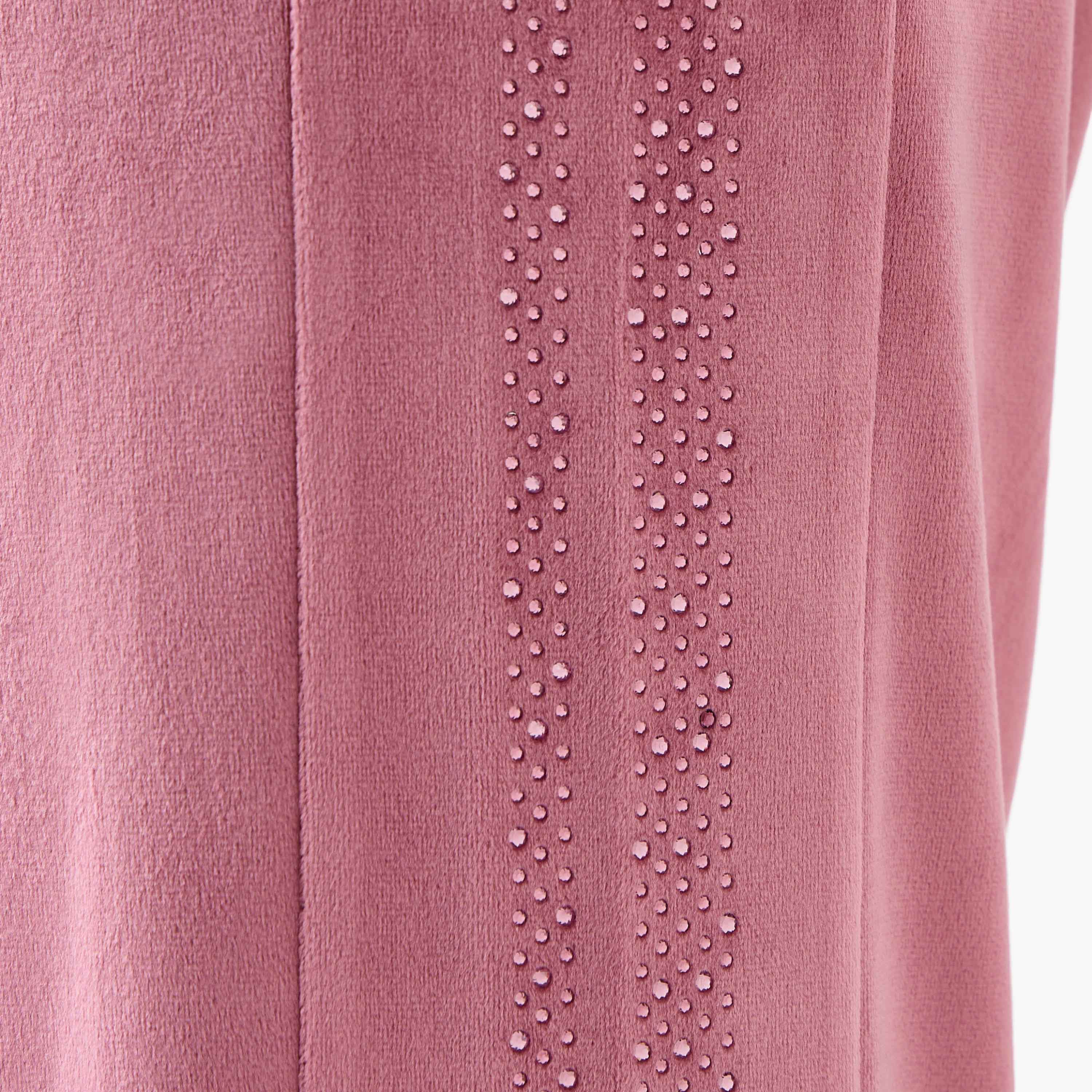 Kappa Embellished Velour Regular Fit Track Pants with Pockets-women-clothing-coordsets-image-5