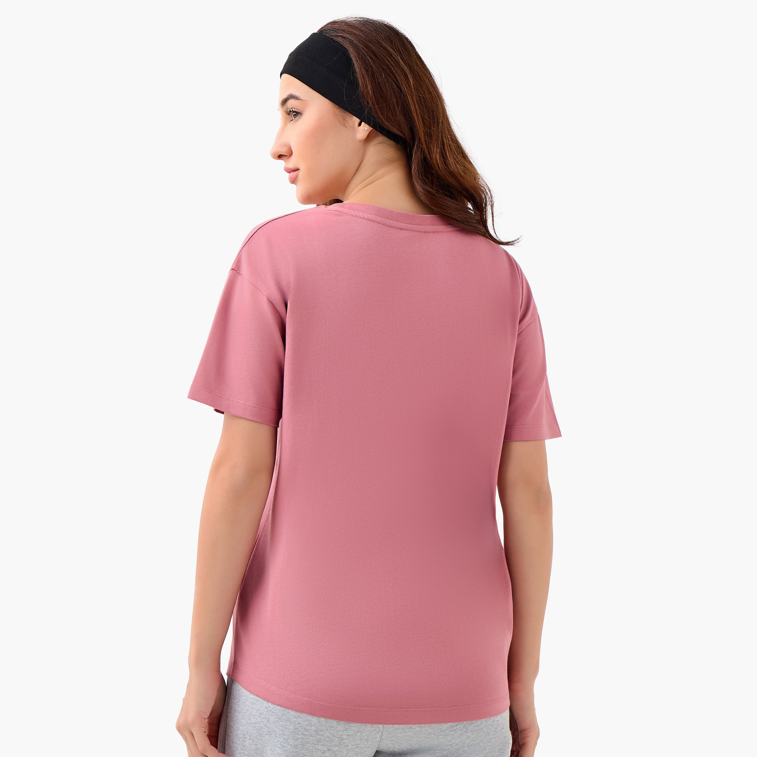 تيشيرت مطاطي بتطريز شعار للنساء من كابا-women-clothing-tshirts-image-3