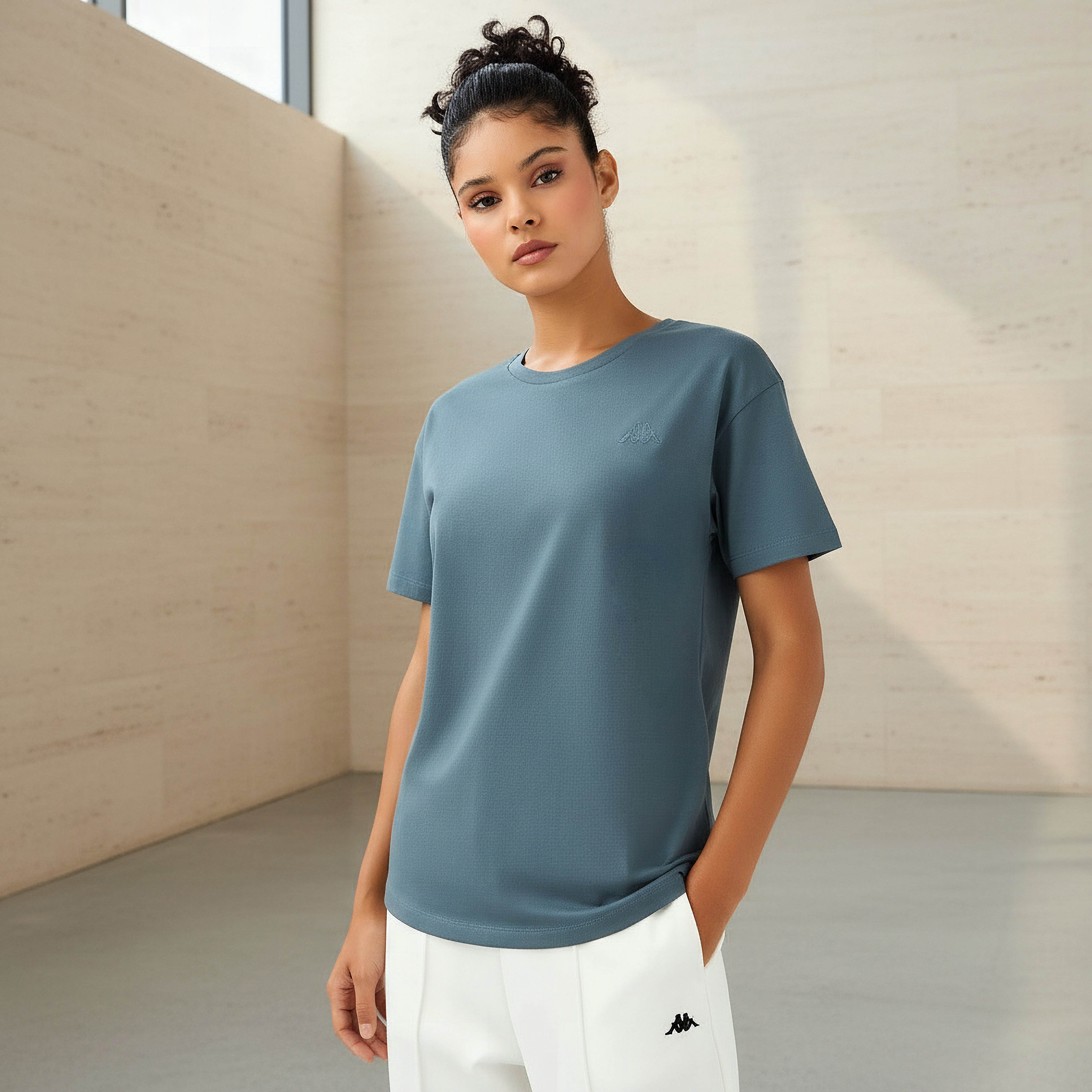 Kappa Women Round Neck T-shirt-women-clothing-tshirts-image-1