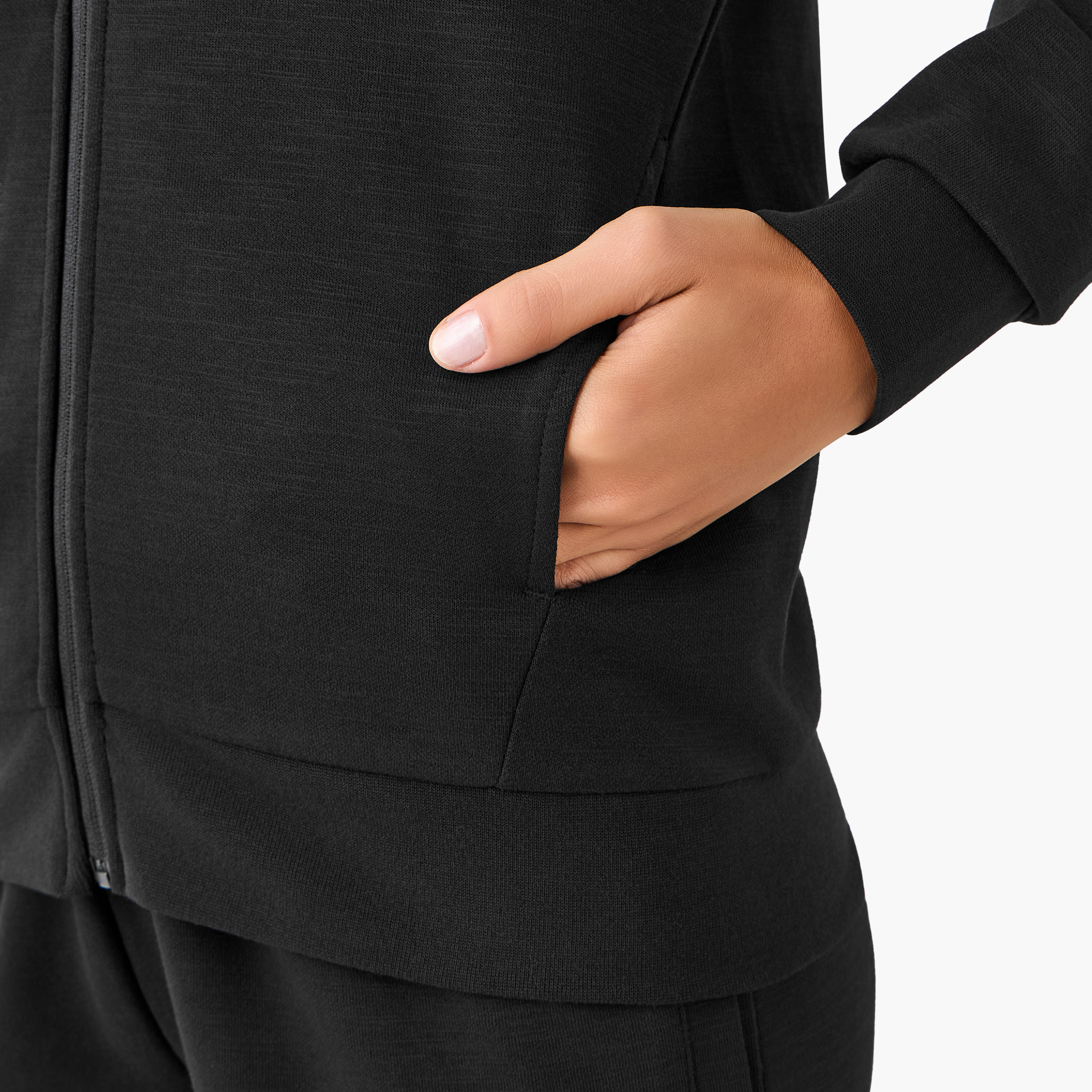 Kappa Women Zip Closure Hooded Sweatshirt-women-clothing-coordsets-image-7