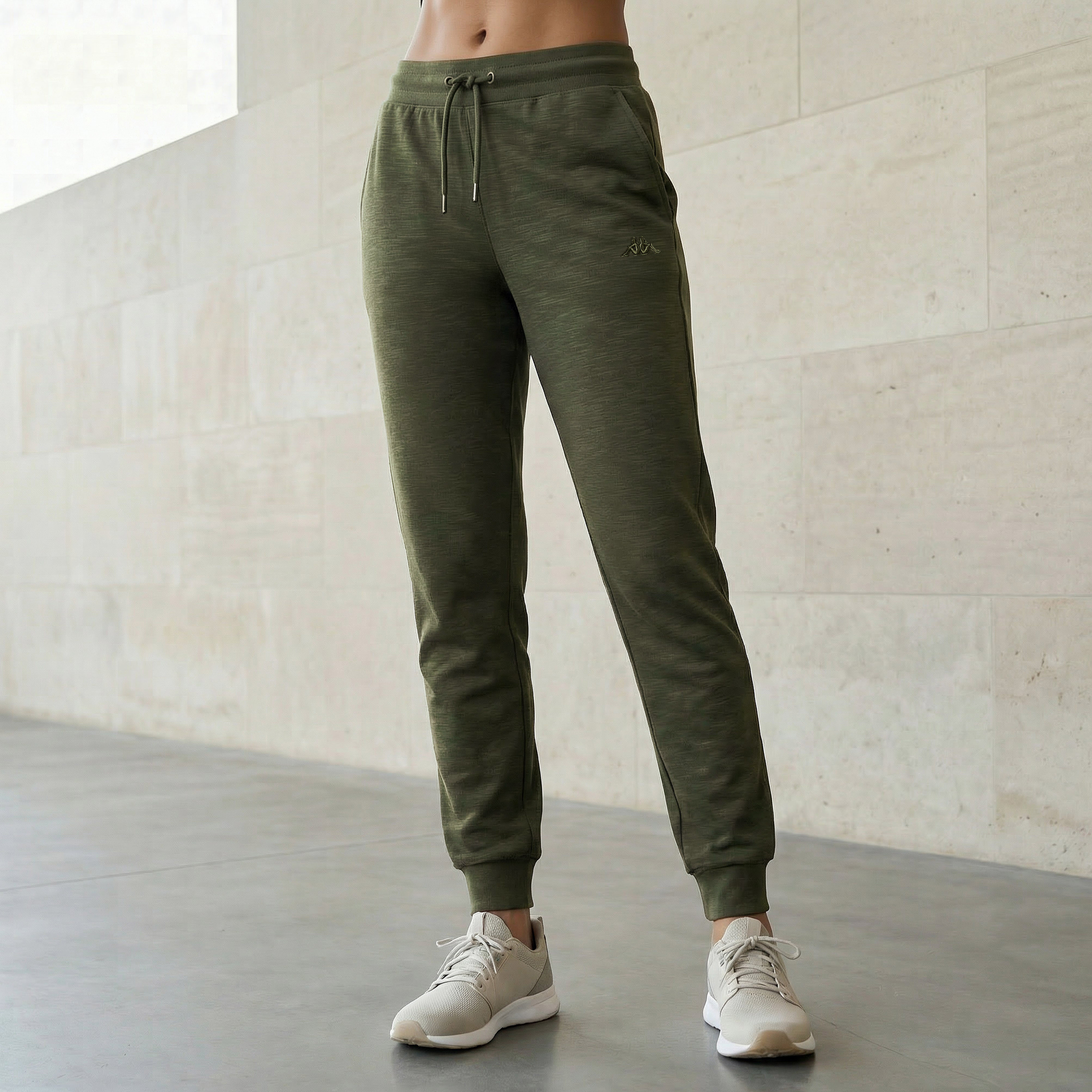 Kappa Women Drawstring Waist Joggers-women-clothing-bottoms-joggers-image-1