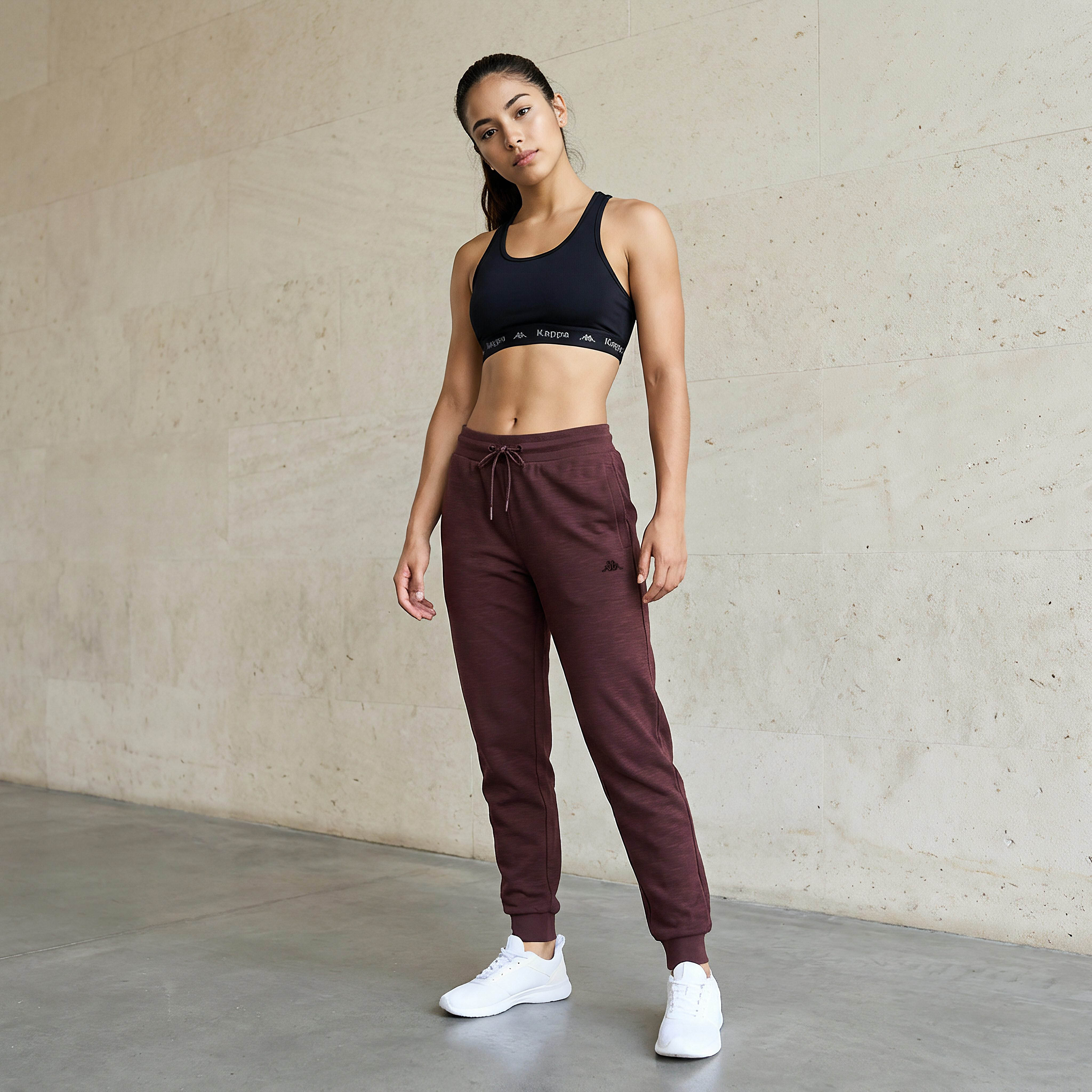 بنطلون رياضي برباط على الخصر للنساء من كابا-women-clothing-bottoms-joggers-image-2
