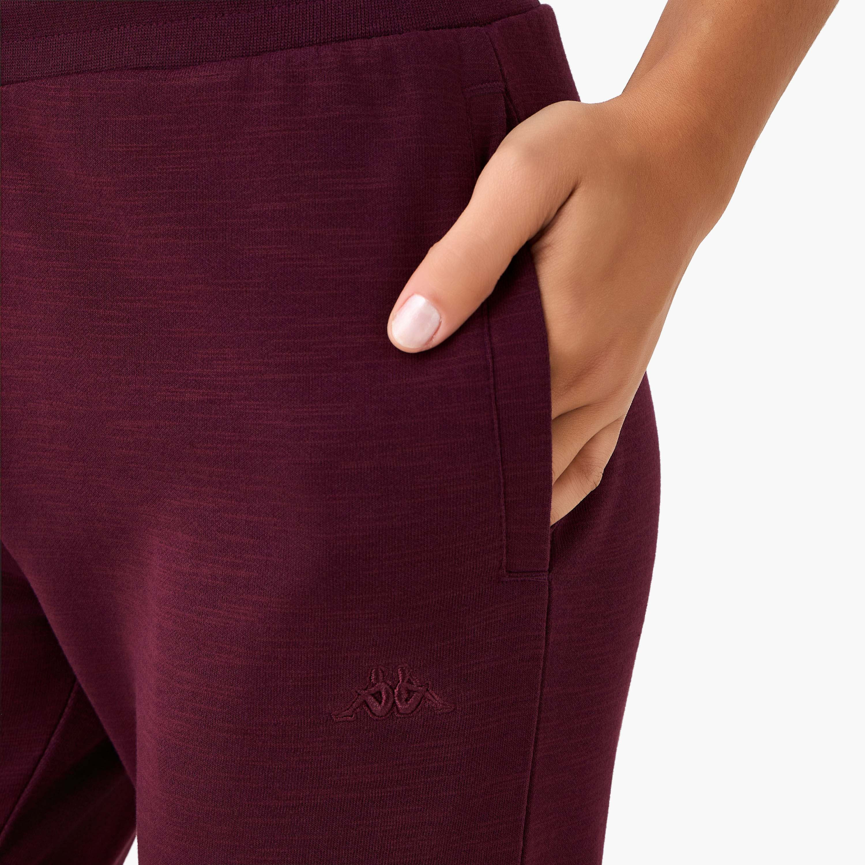 Kappa Regular Fit Joggers with Pockets-women-clothing-bottoms-joggers-image-6
