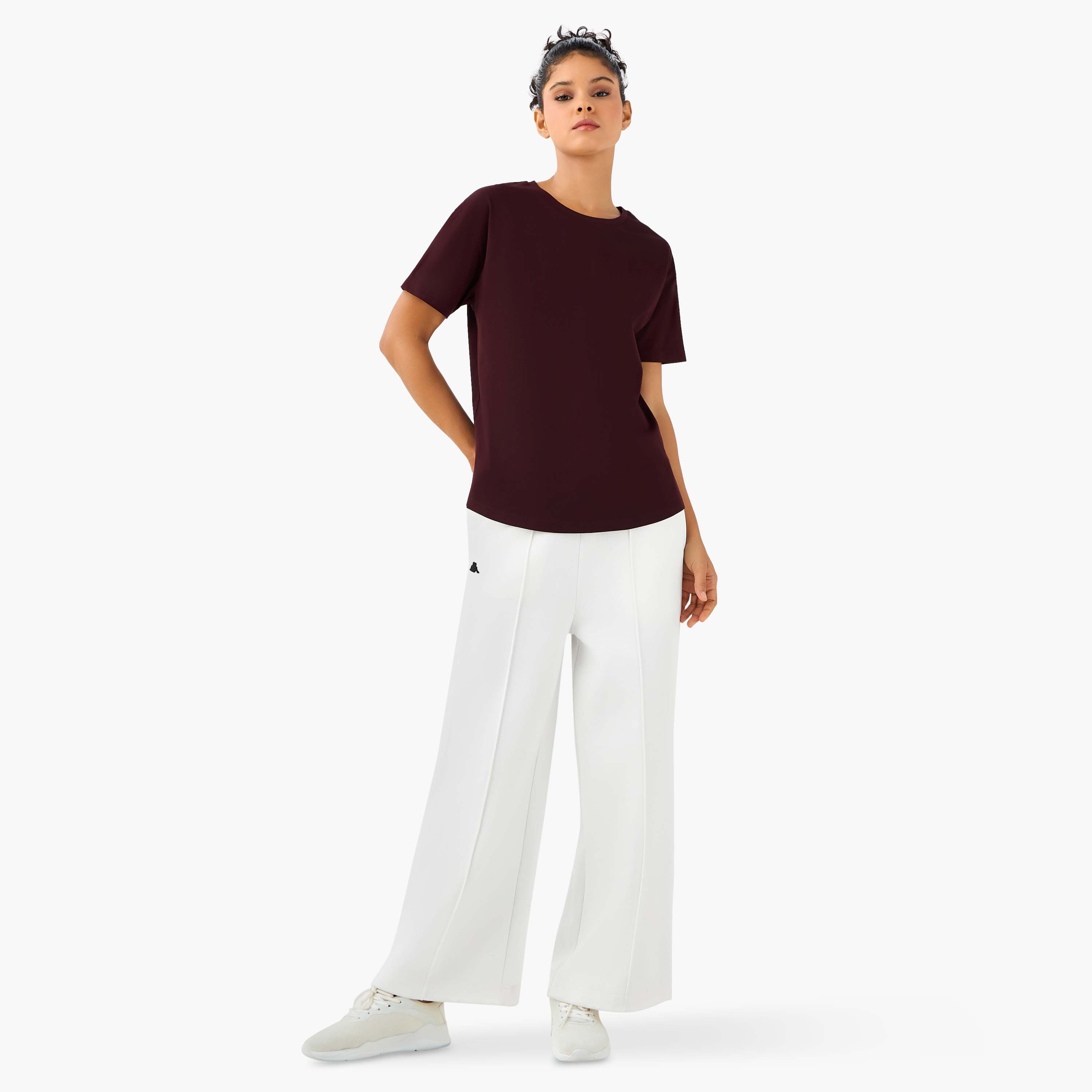 تيشيرت بتفاصيل شعار للنساء من كابا-women-clothing-tshirts-image-2