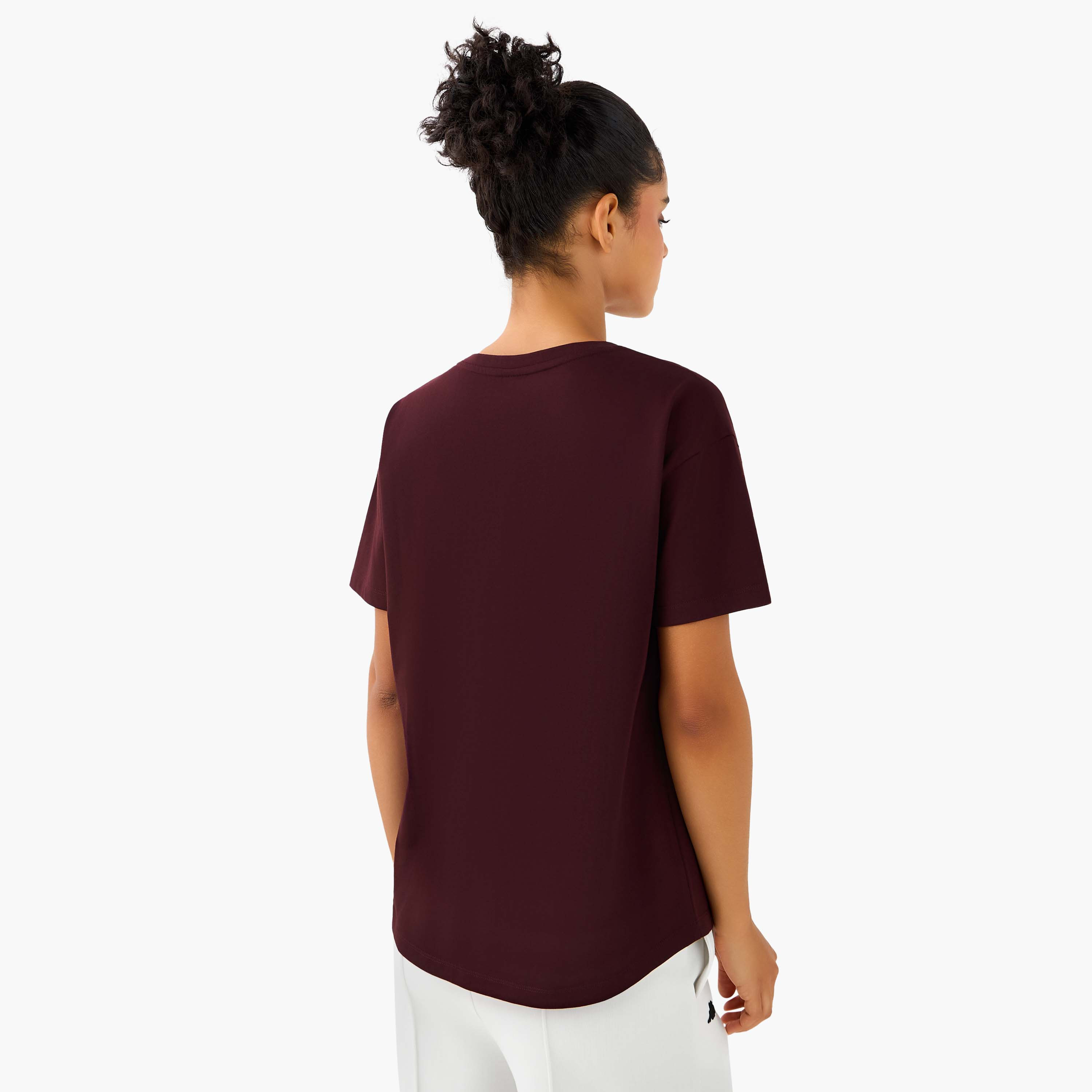 تيشيرت بتفاصيل شعار للنساء من كابا-women-clothing-tshirts-image-3