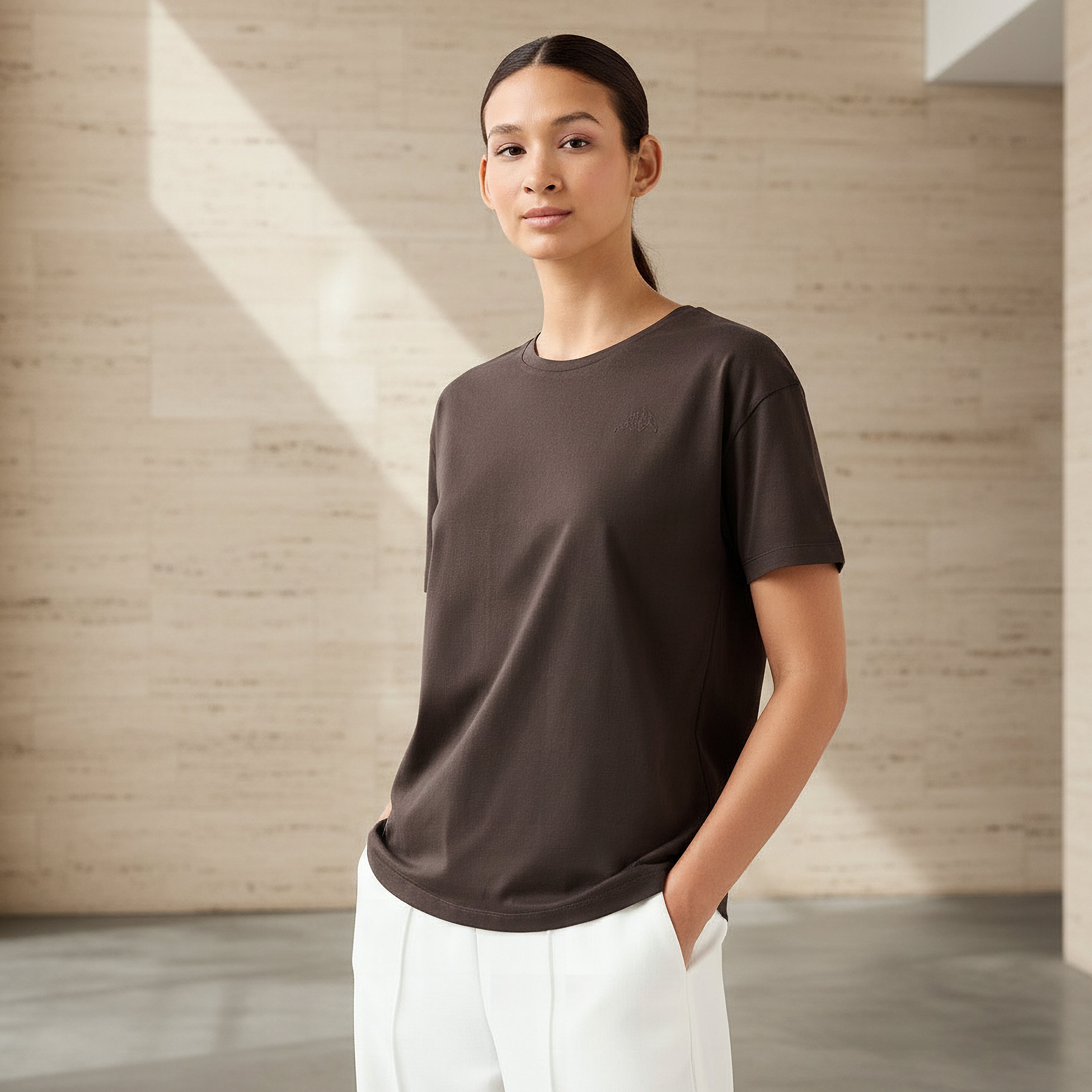 Kappa Women Logo Detail T-shirt-women-clothing-tshirts-image-1
