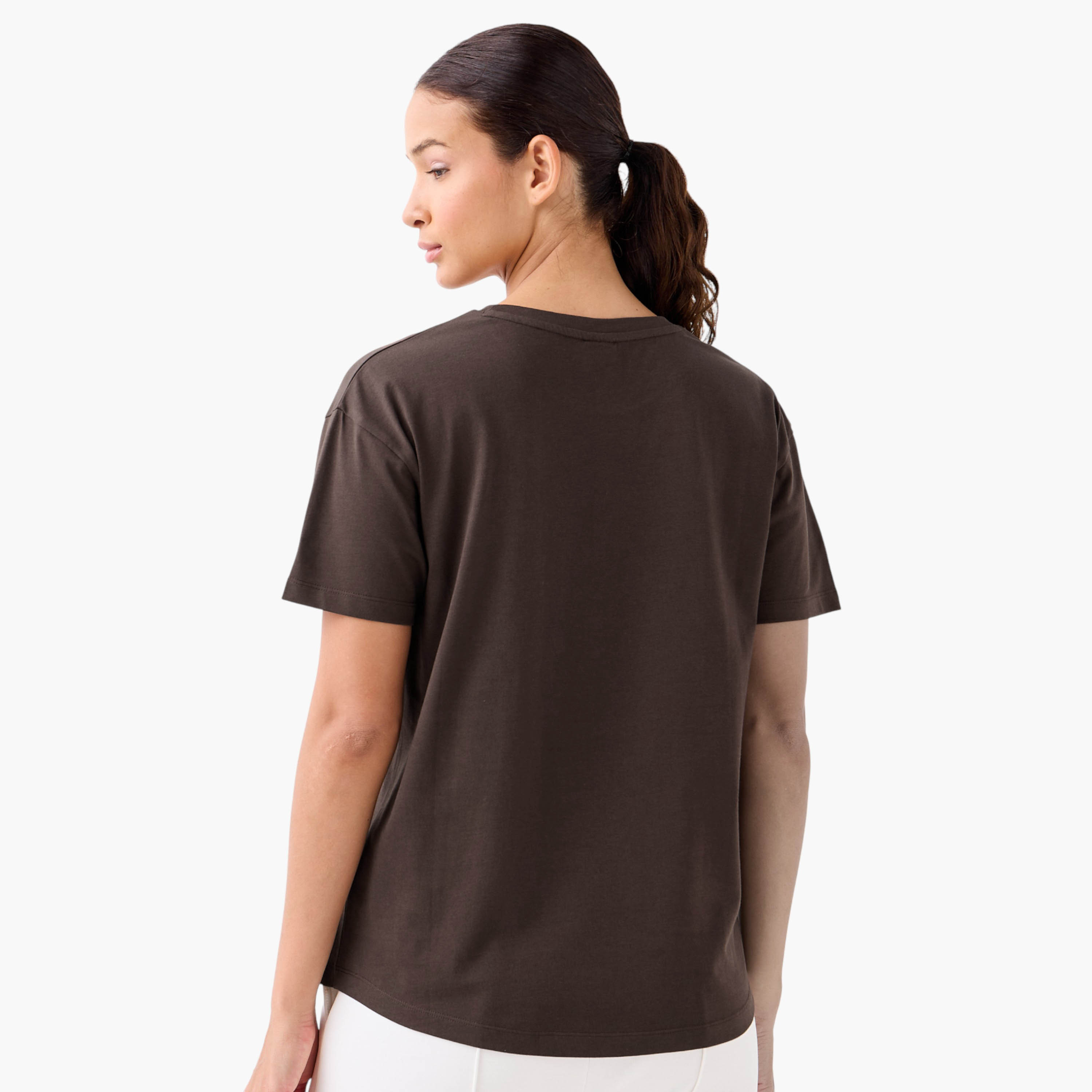 Kappa Women Logo Detail T-shirt-women-clothing-tshirts-image-5