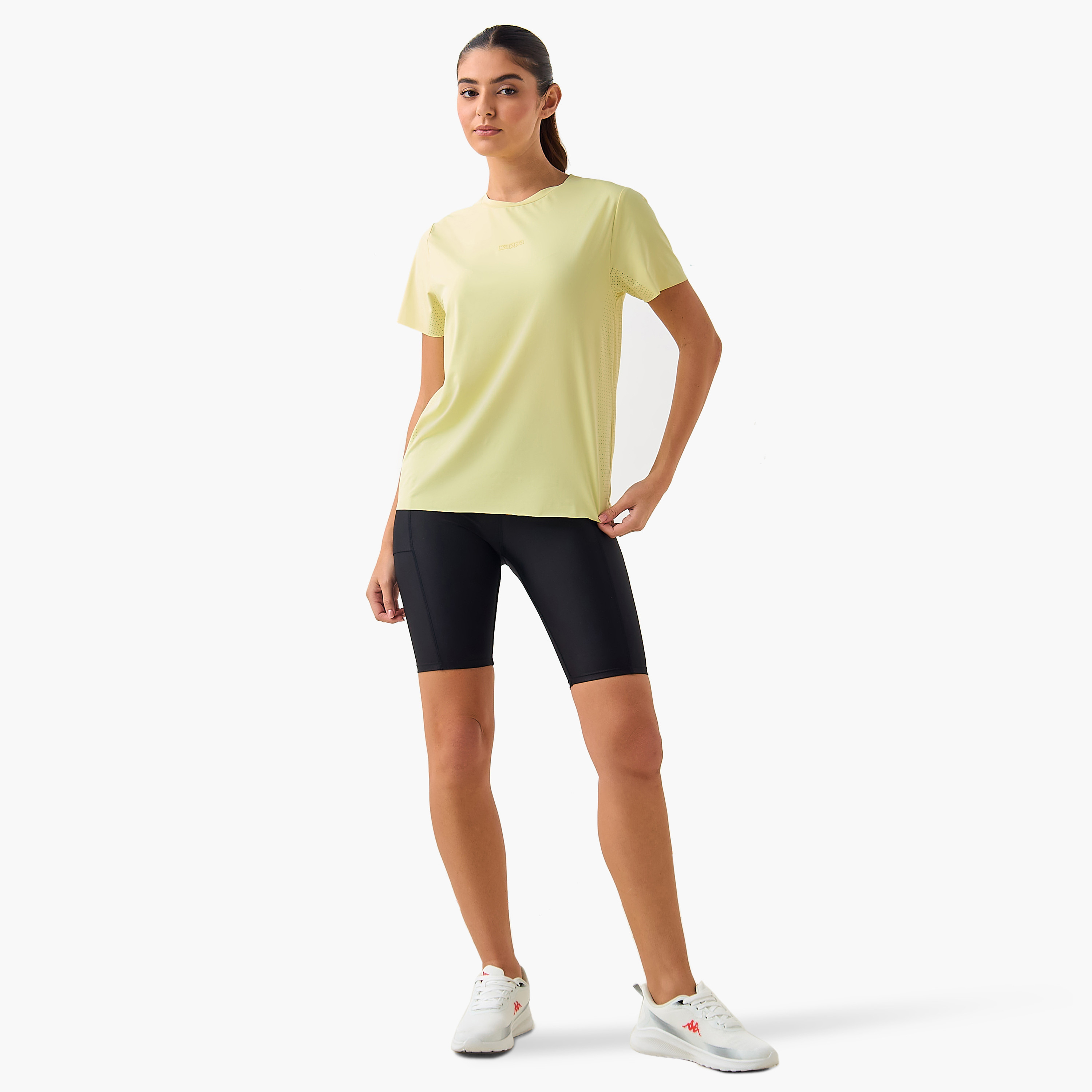 تيشيرت رياضي مثقب لايت للنساء من كابا-women-clothing-tshirts-image-4