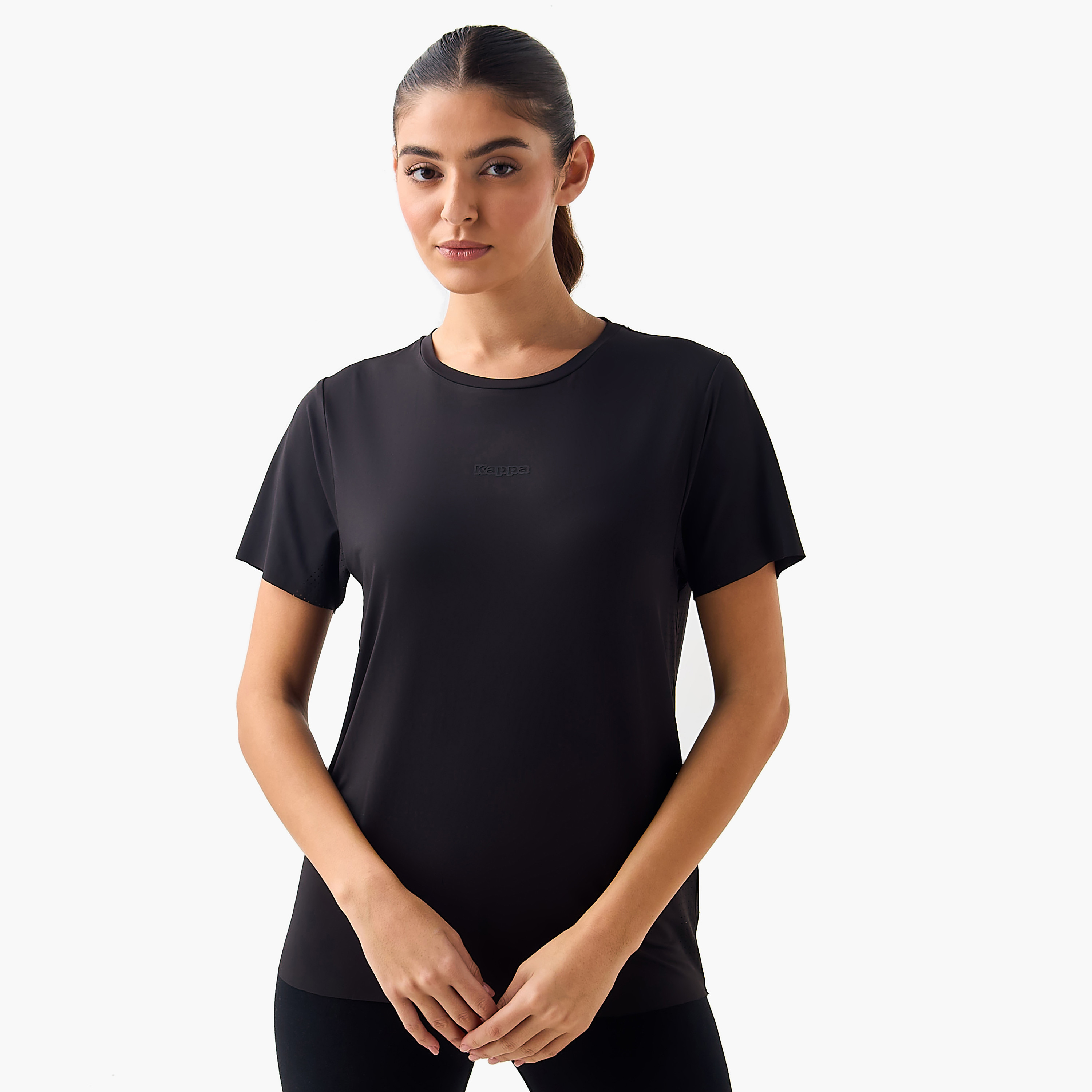 تيشيرت رياضي مثقب لايت للنساء من كابا-women-clothing-tshirts-image-5