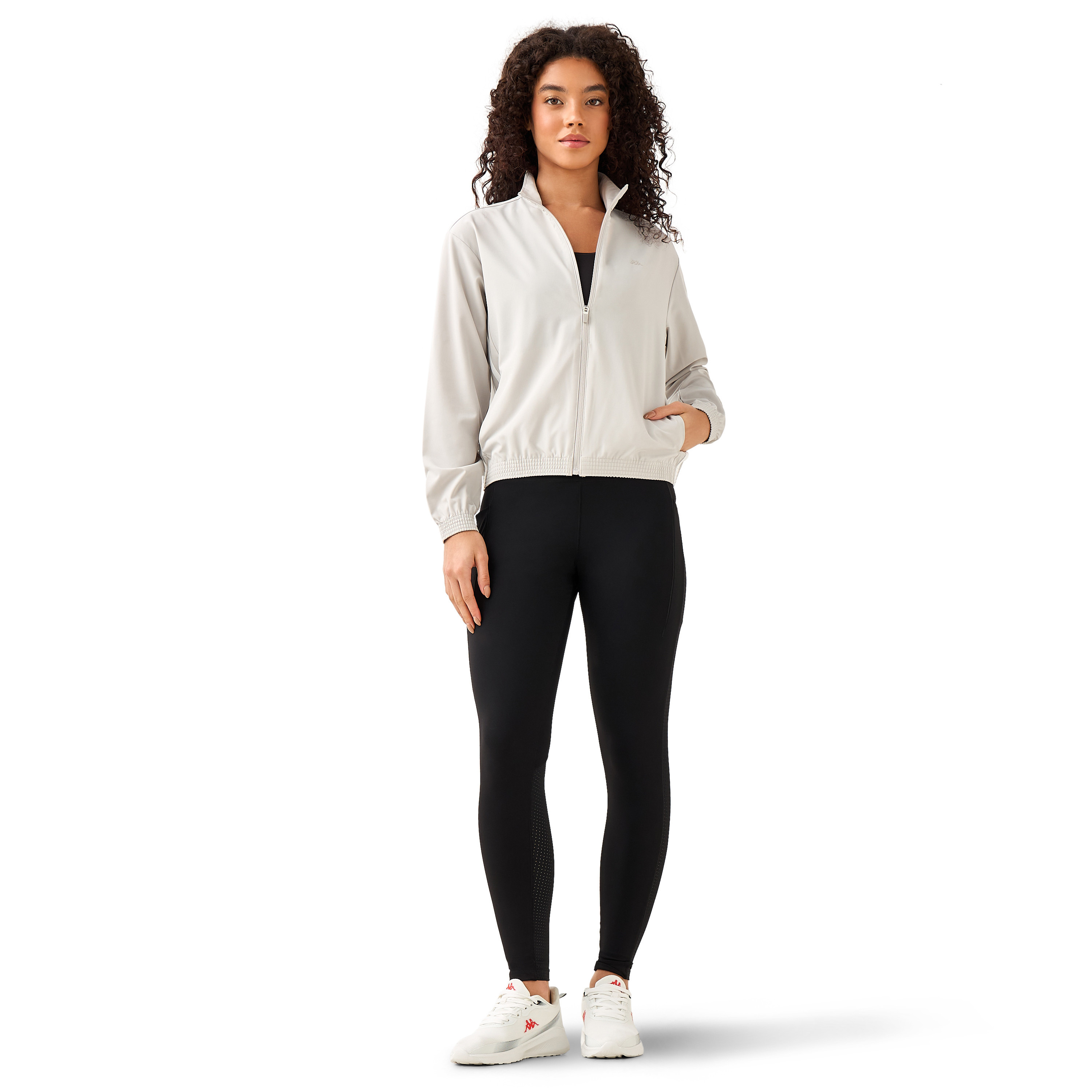 جاكيت بسحاب كامل مطاطي باتجاهين للنساء من كابا-women-clothing-coordsets-image-4