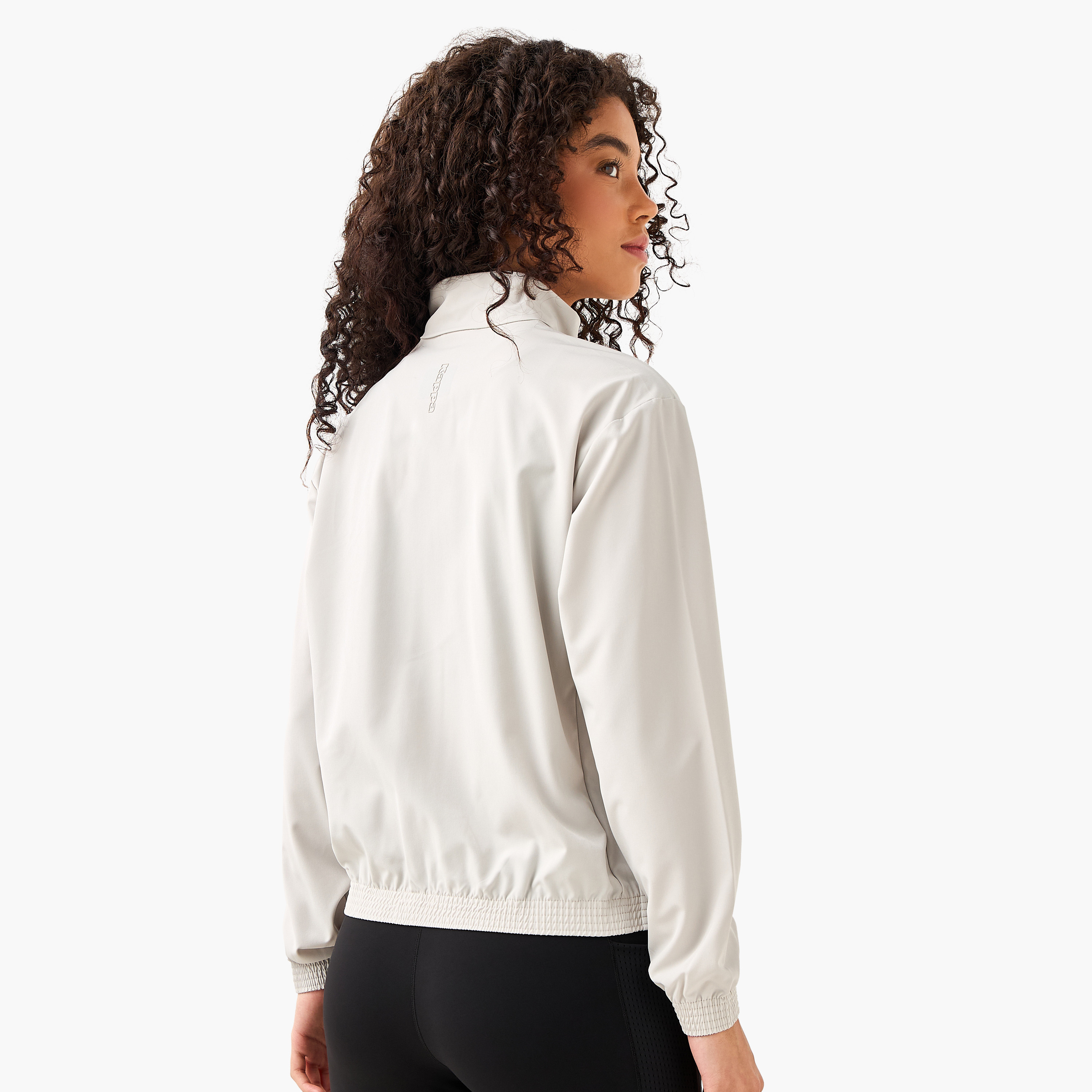 جاكيت بسحاب كامل مطاطي باتجاهين للنساء من كابا-women-clothing-coordsets-image-2