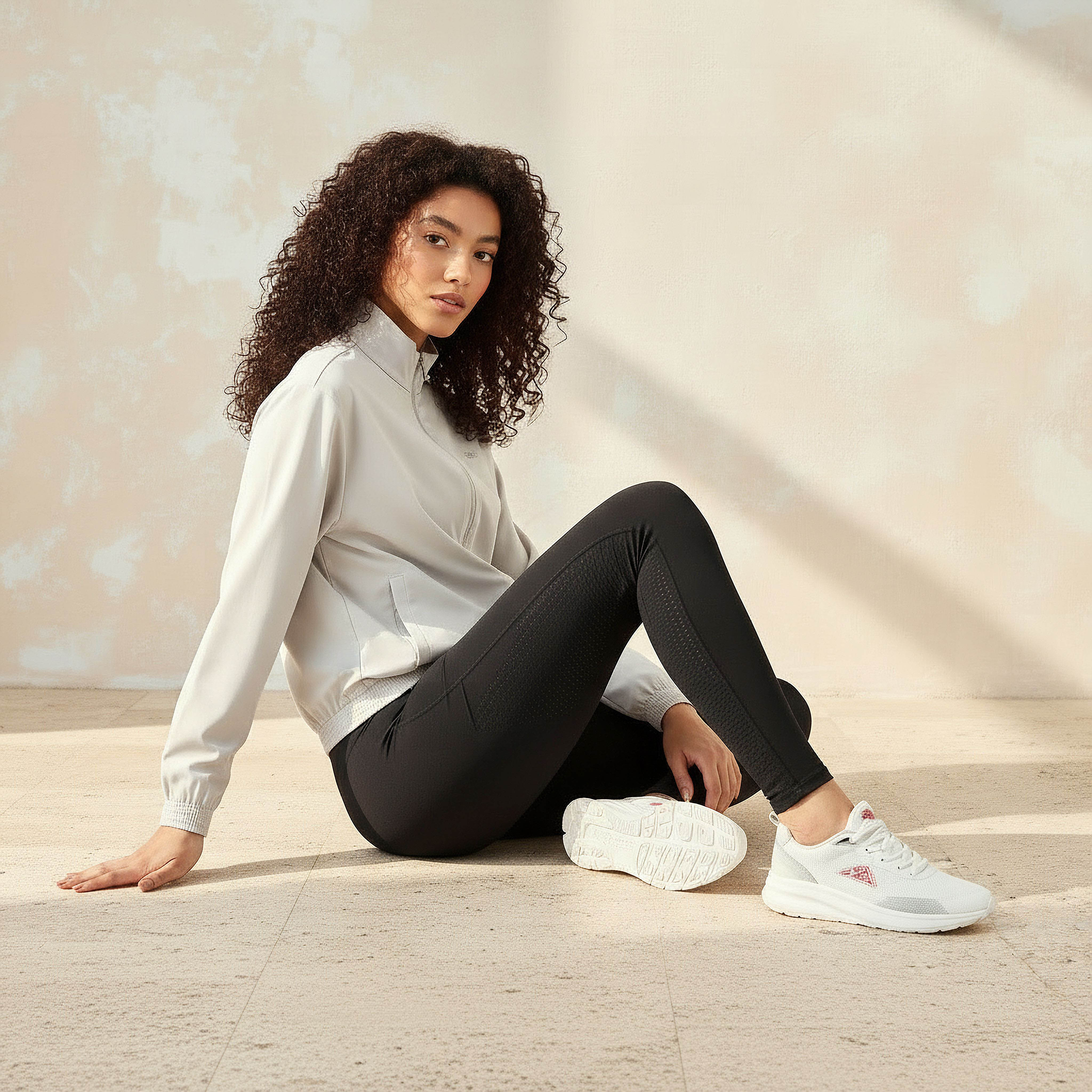 جاكيت بسحاب كامل مطاطي باتجاهين للنساء من كابا-women-clothing-coordsets-image-7