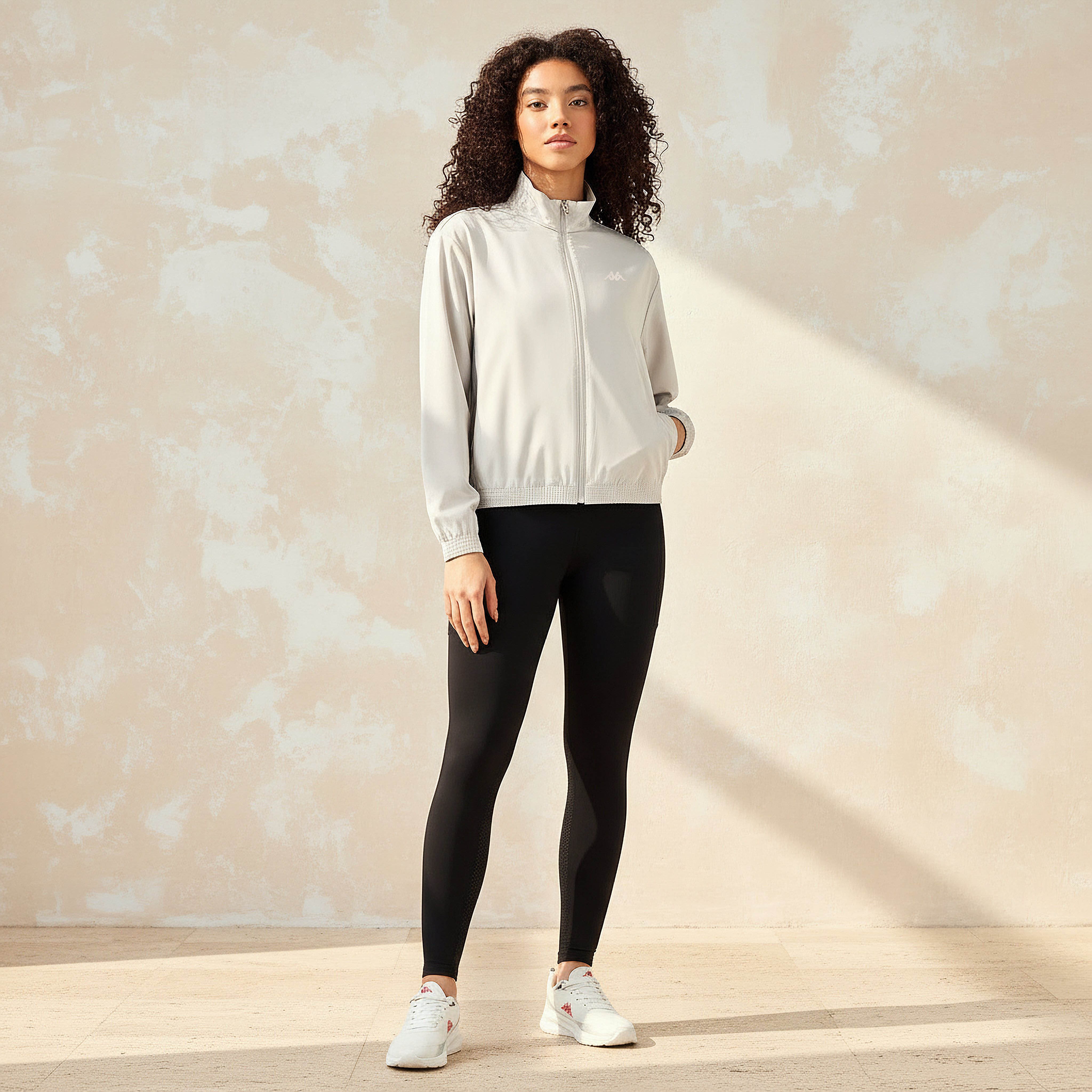 جاكيت بسحاب كامل مطاطي باتجاهين للنساء من كابا-women-clothing-coordsets-image-6