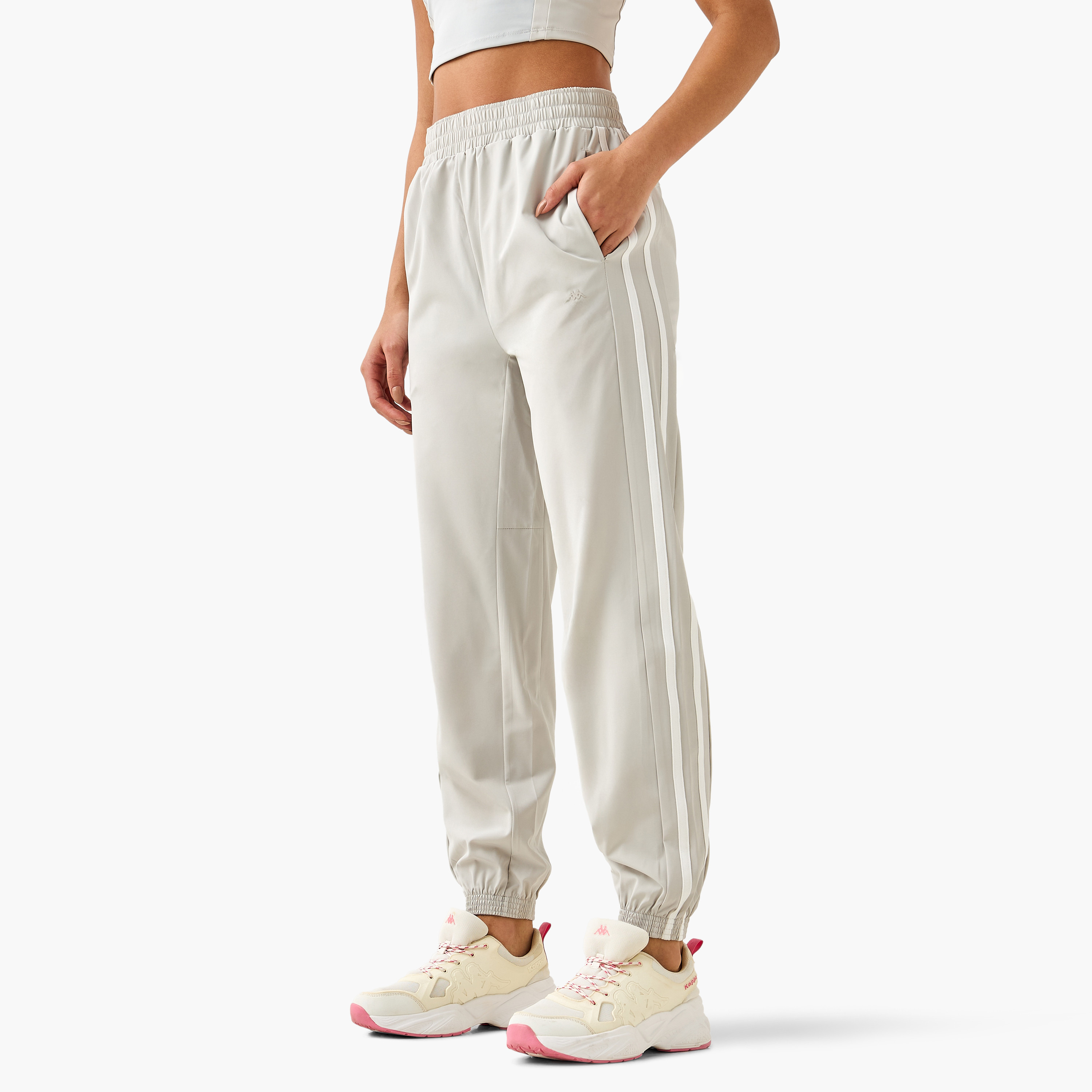 Kappa Women Tape Detail Joggers-women-clothing-bottoms-joggers-image-2