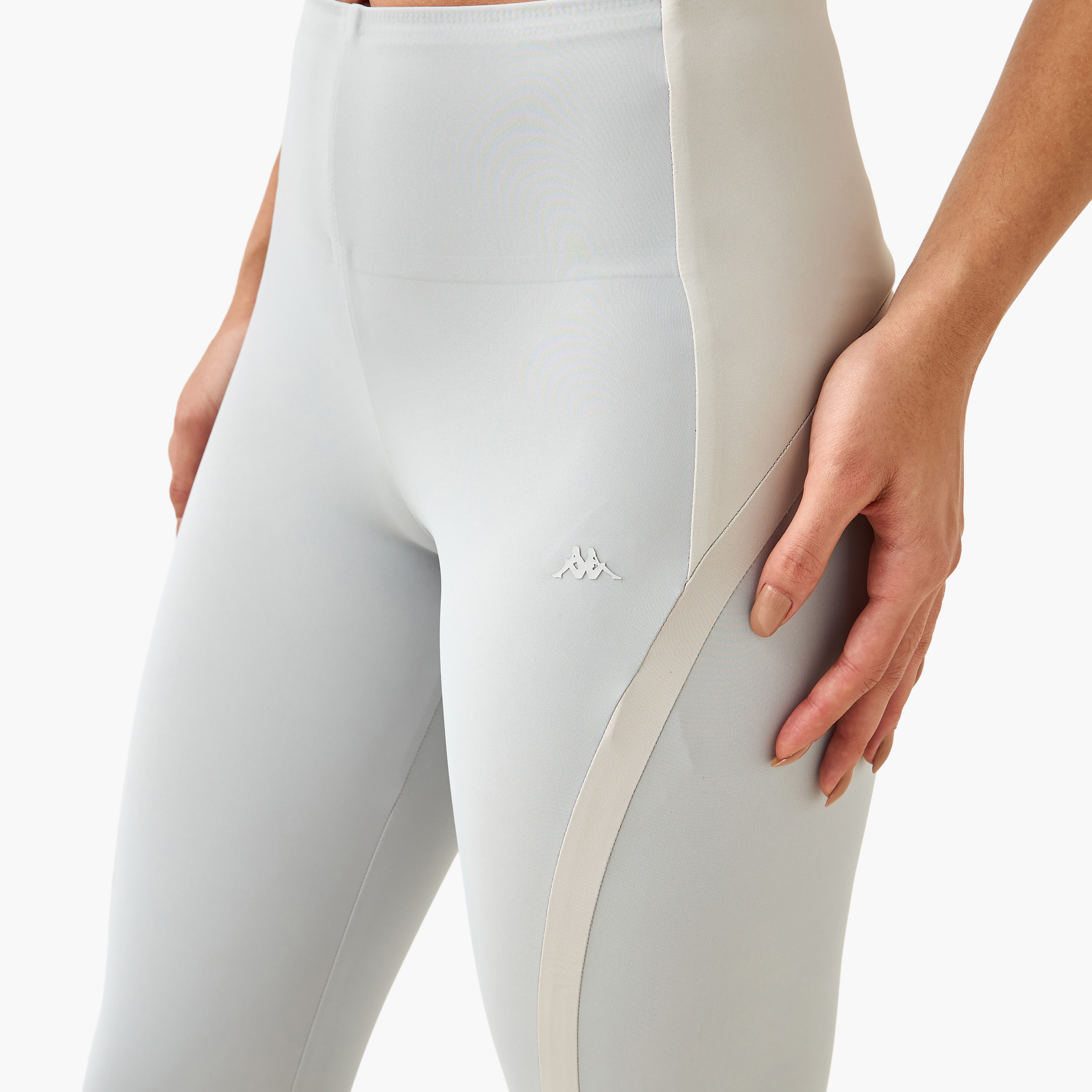 Kappa Women Colourblocked Leggings-sports-women-clothing-activewearleggings-image-5