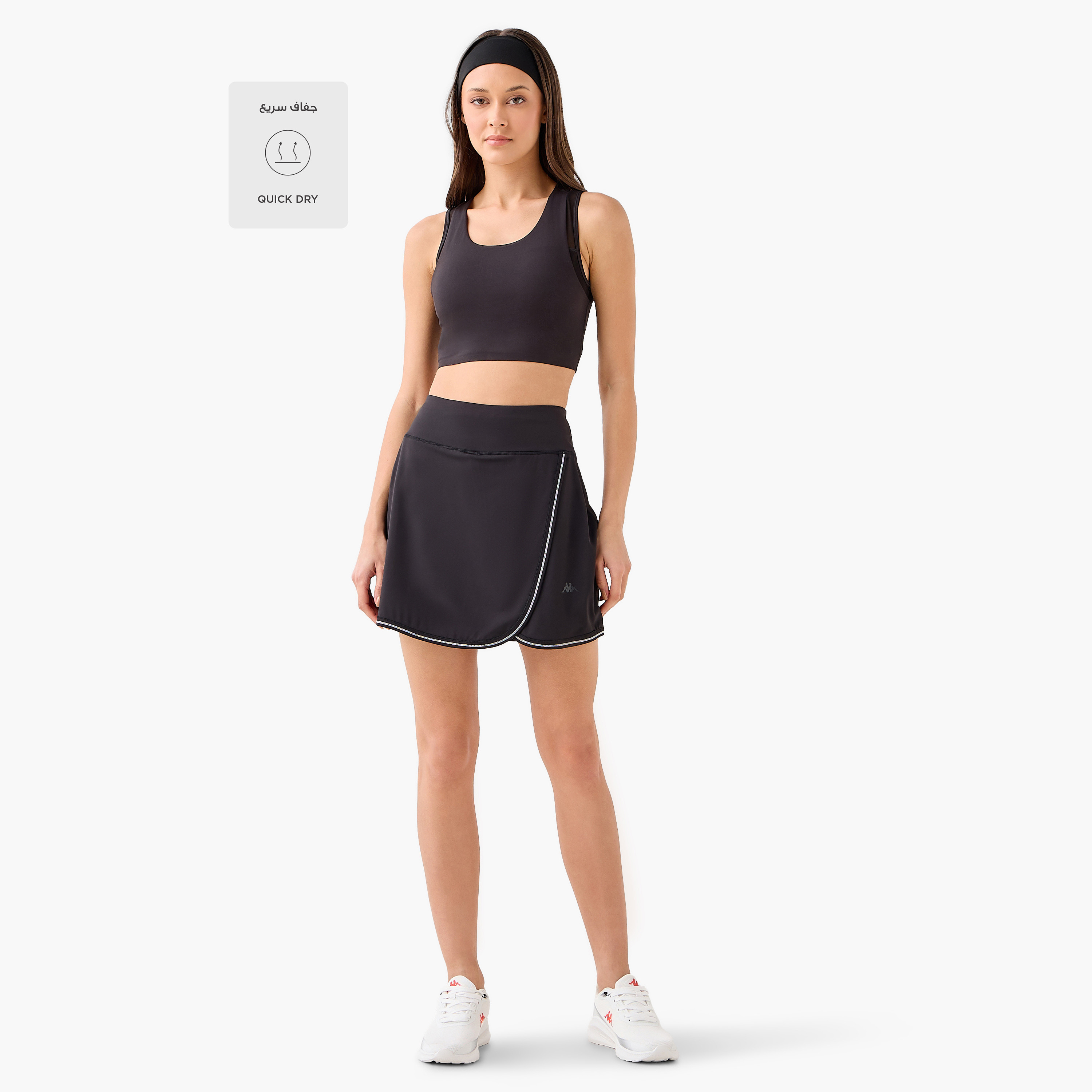 Kappa Women 2-Way Stretch Tennis Skort-women-clothing-bottoms-skirts-image-3