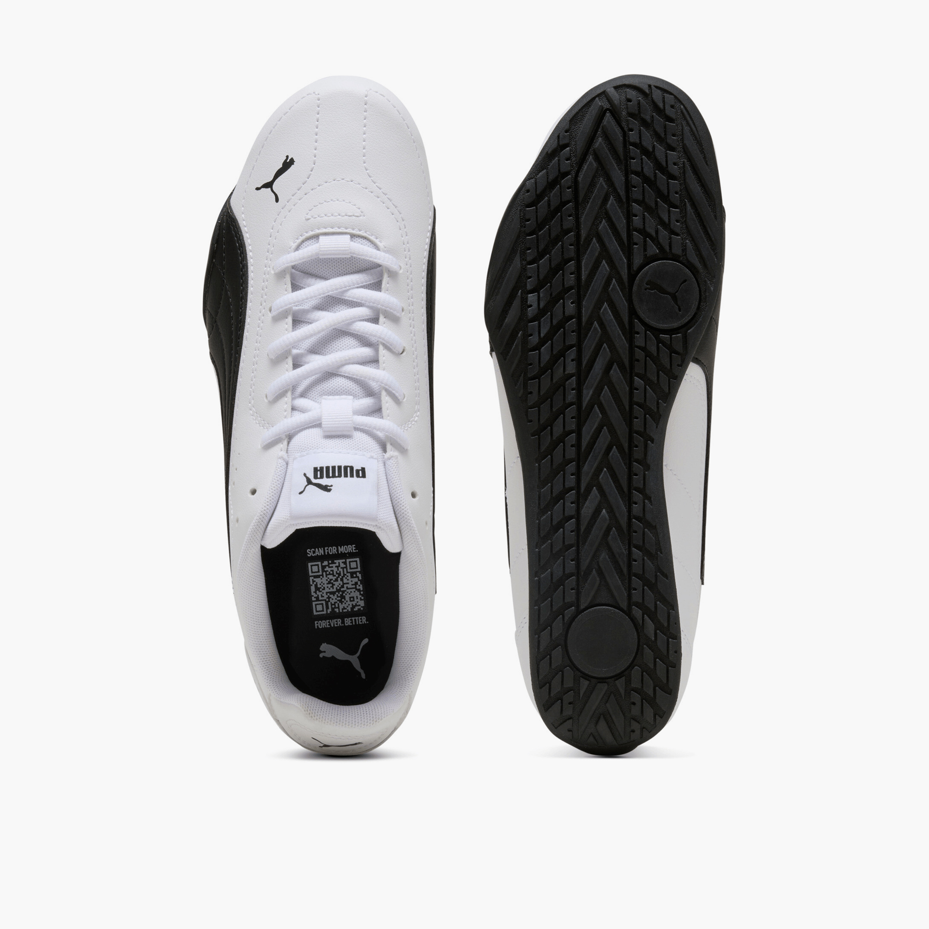 حذاء سنيكرز بطول الكاحل ورباط إغلاق وطبعات شعار كاتش للرجال من بوما-men-shoes-sneakers-image-2