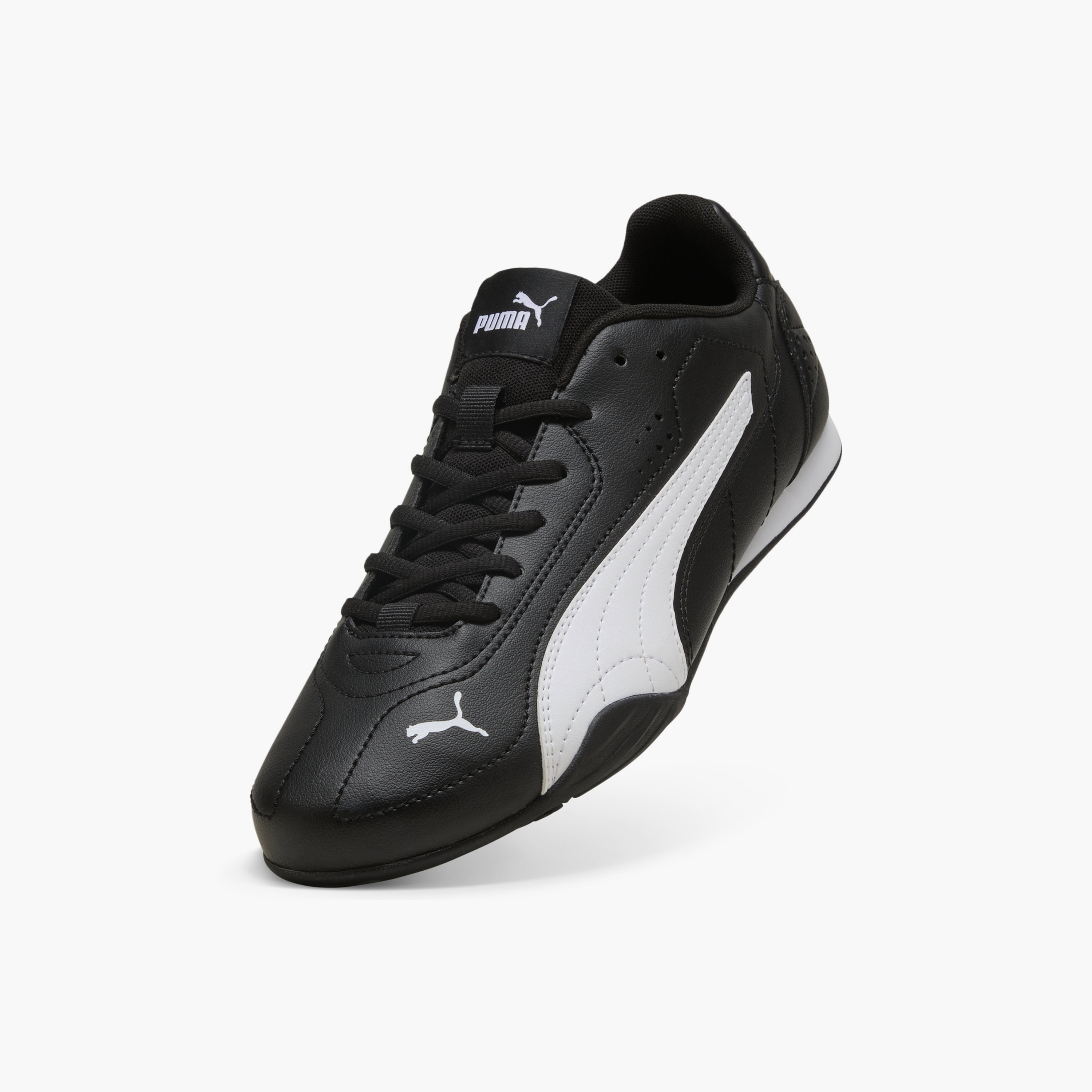 Puma Men Catch Leather Lace-Up Low Ankle Sneakers-sports-men-shoes-image-5