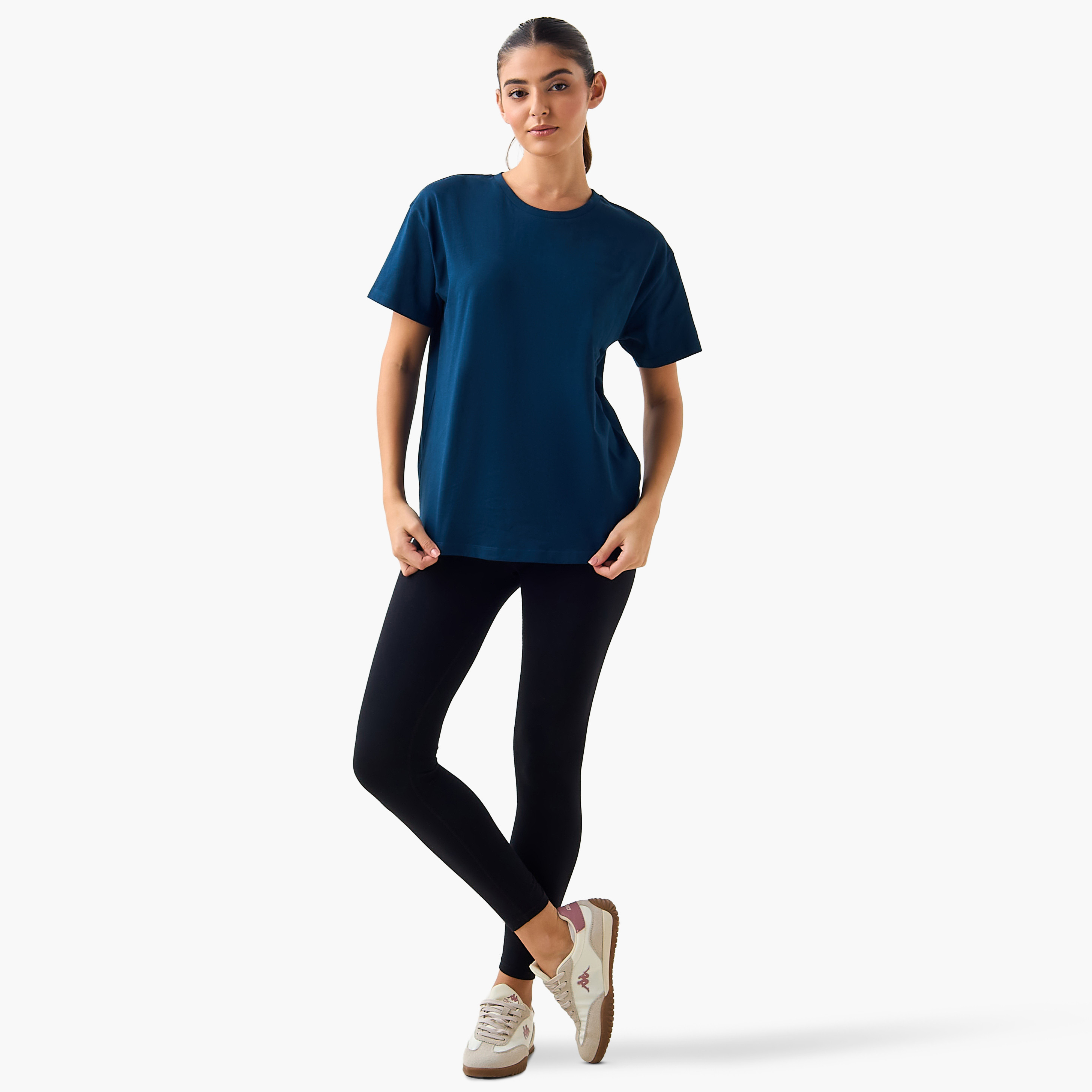 Kappa Women 2-Way Stretch T-shirt-women-clothing-tshirts-image-4