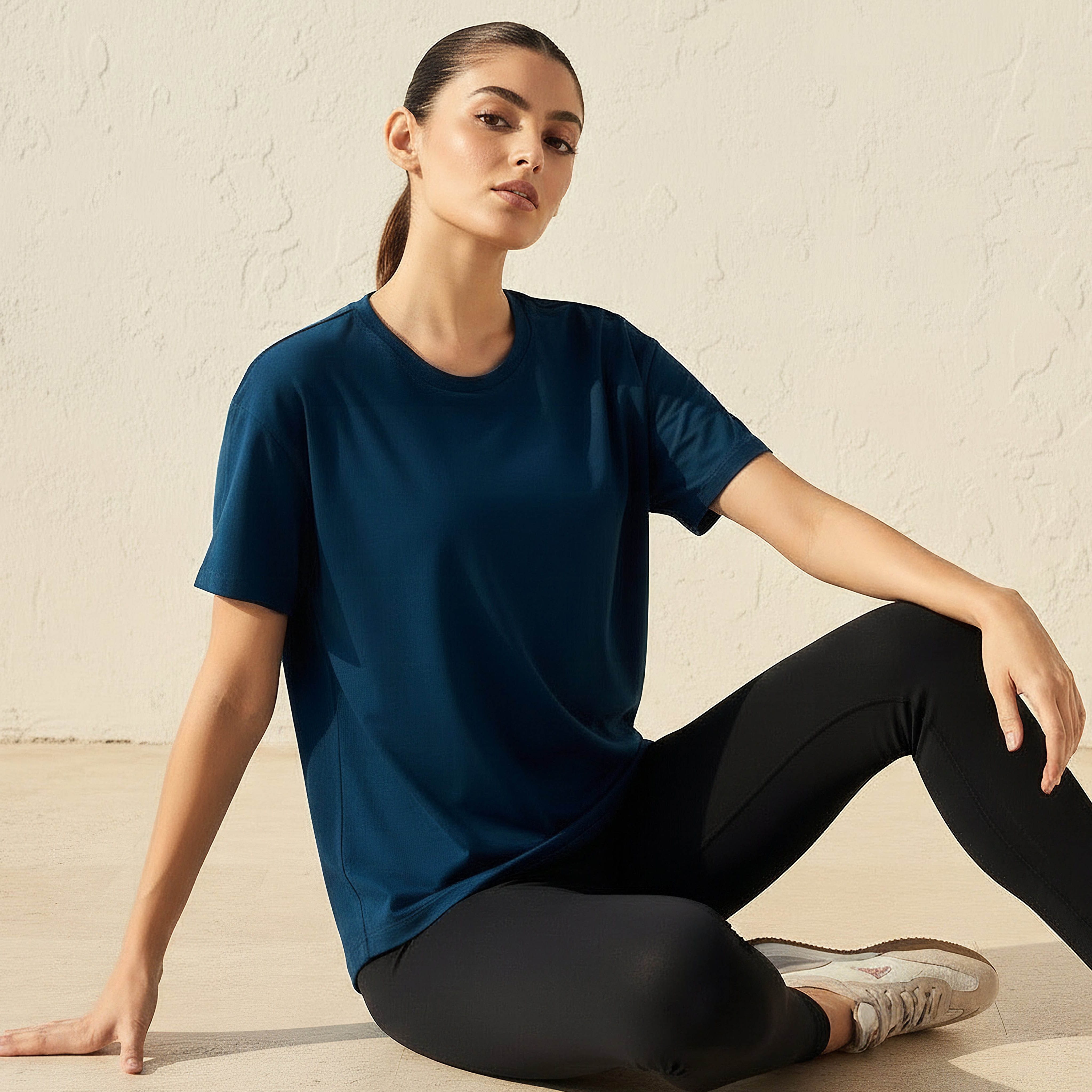 Kappa Women 2-Way Stretch T-shirt-women-clothing-tshirts-image-1